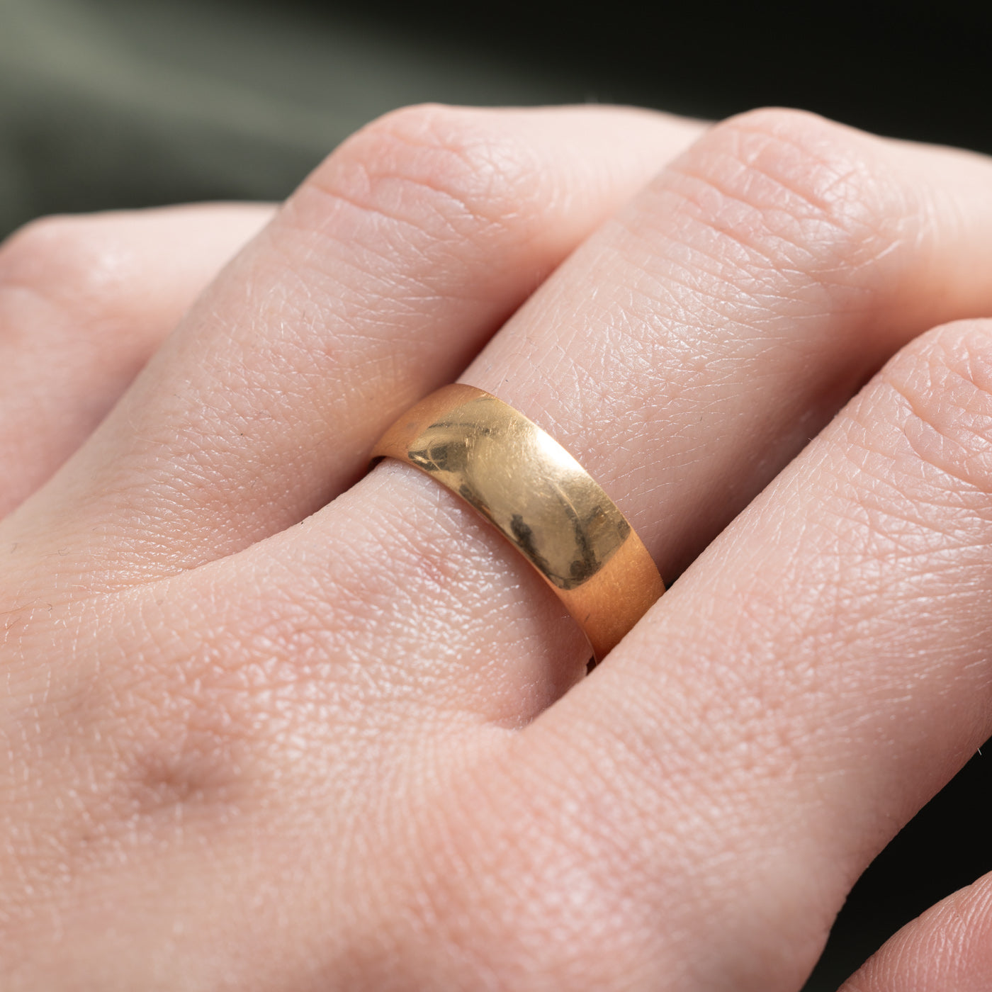 Alliance Glasgow 1917 en or jaune 18 carats | 5,75 mm | Taille 7,75