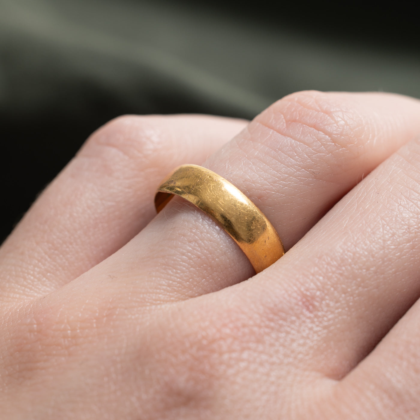 1899 Birmingham 22k Yellow Gold Band | SZ 6.75