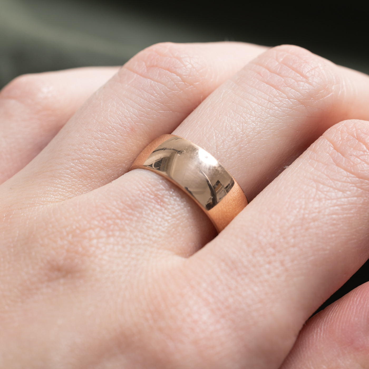 Bague Odesa 1986 en or jaune chaud 14 carats | 7,5 mm | Taille 8