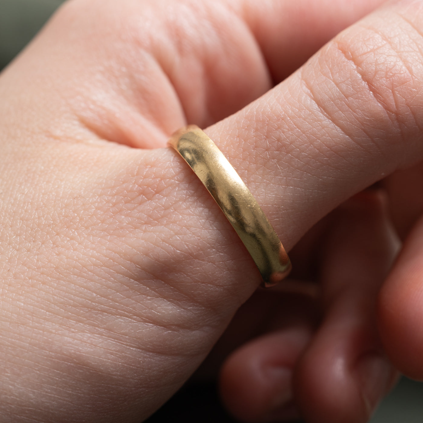 Bague de pouce en or jaune 18 carats Stockholm 2005 | 4,5 mm | Taille 12