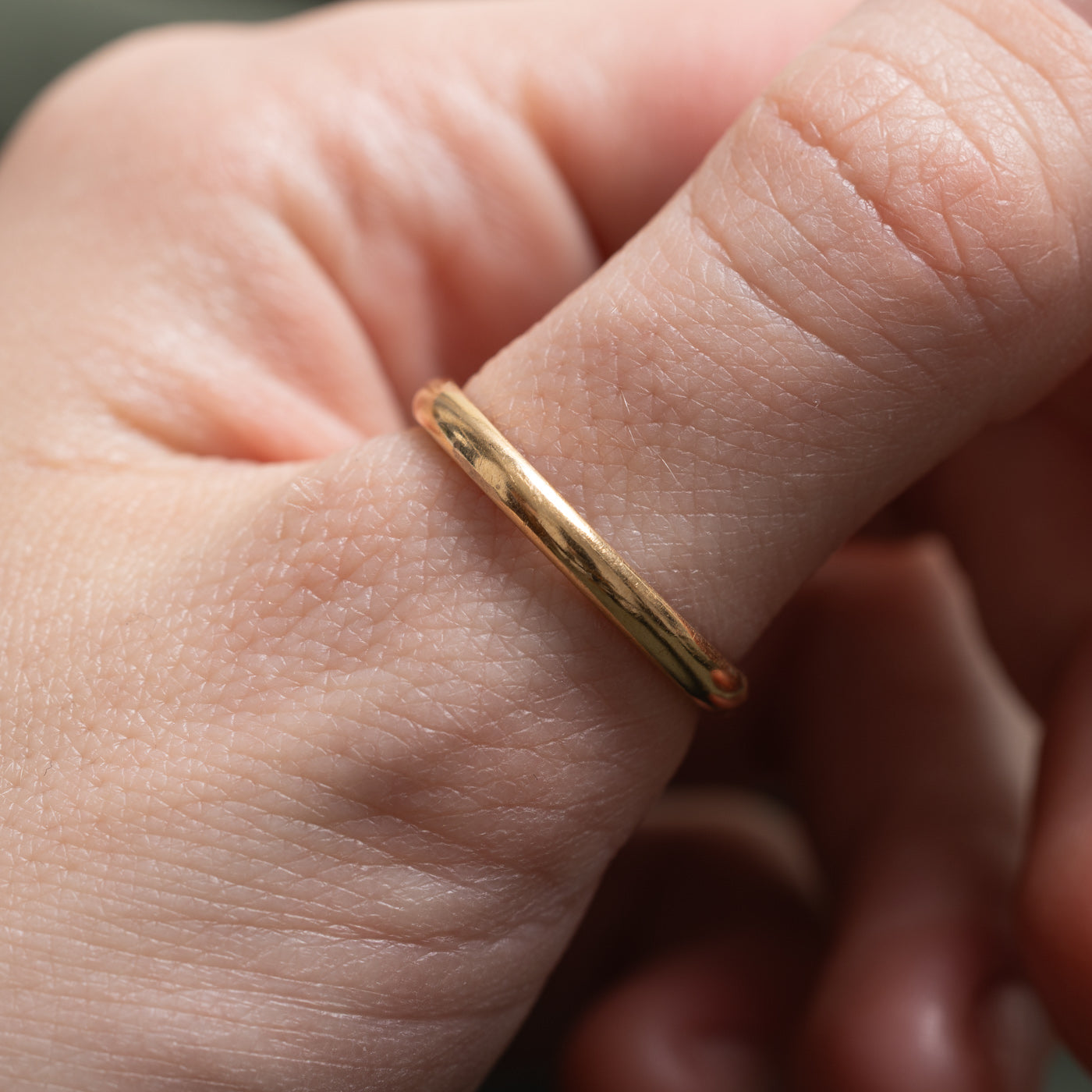 Alliance suédoise en or jaune 18 carats de 1949 | 2,6 mm | Taille 9