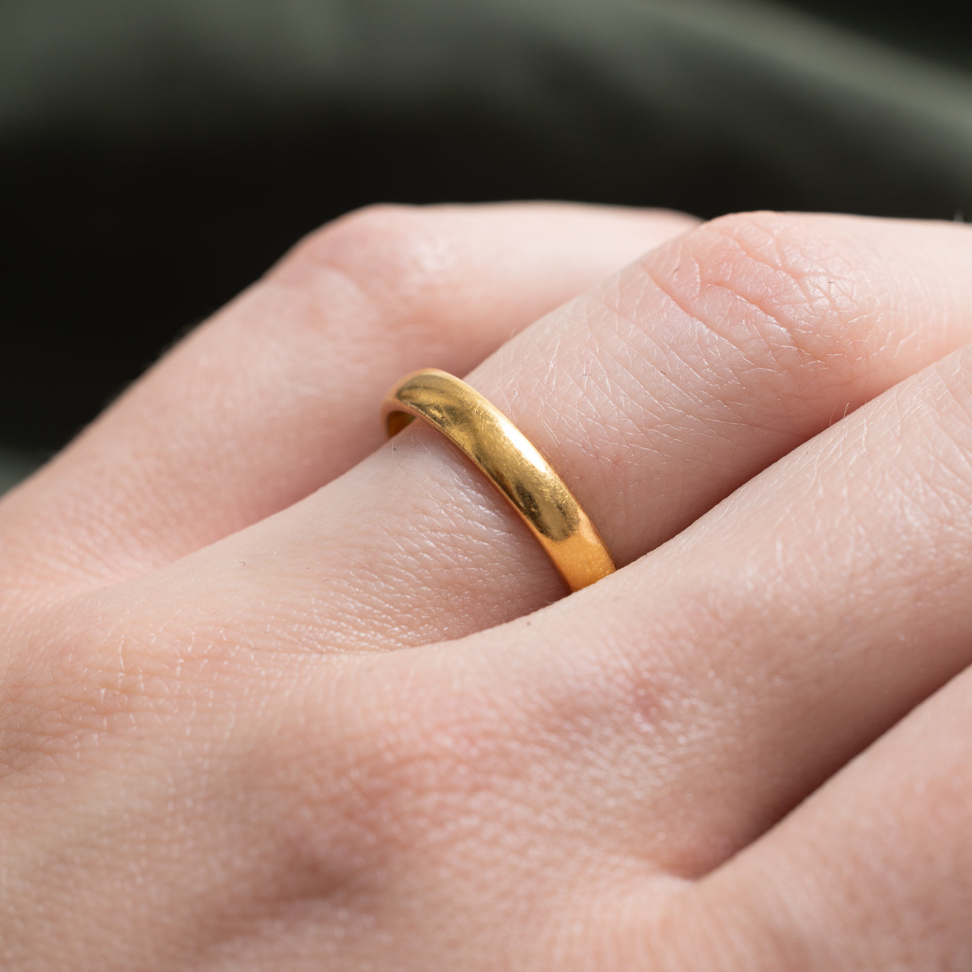 Alliance Sheffield 1951 en or jaune 22 carats | 3 mm | Taille 6