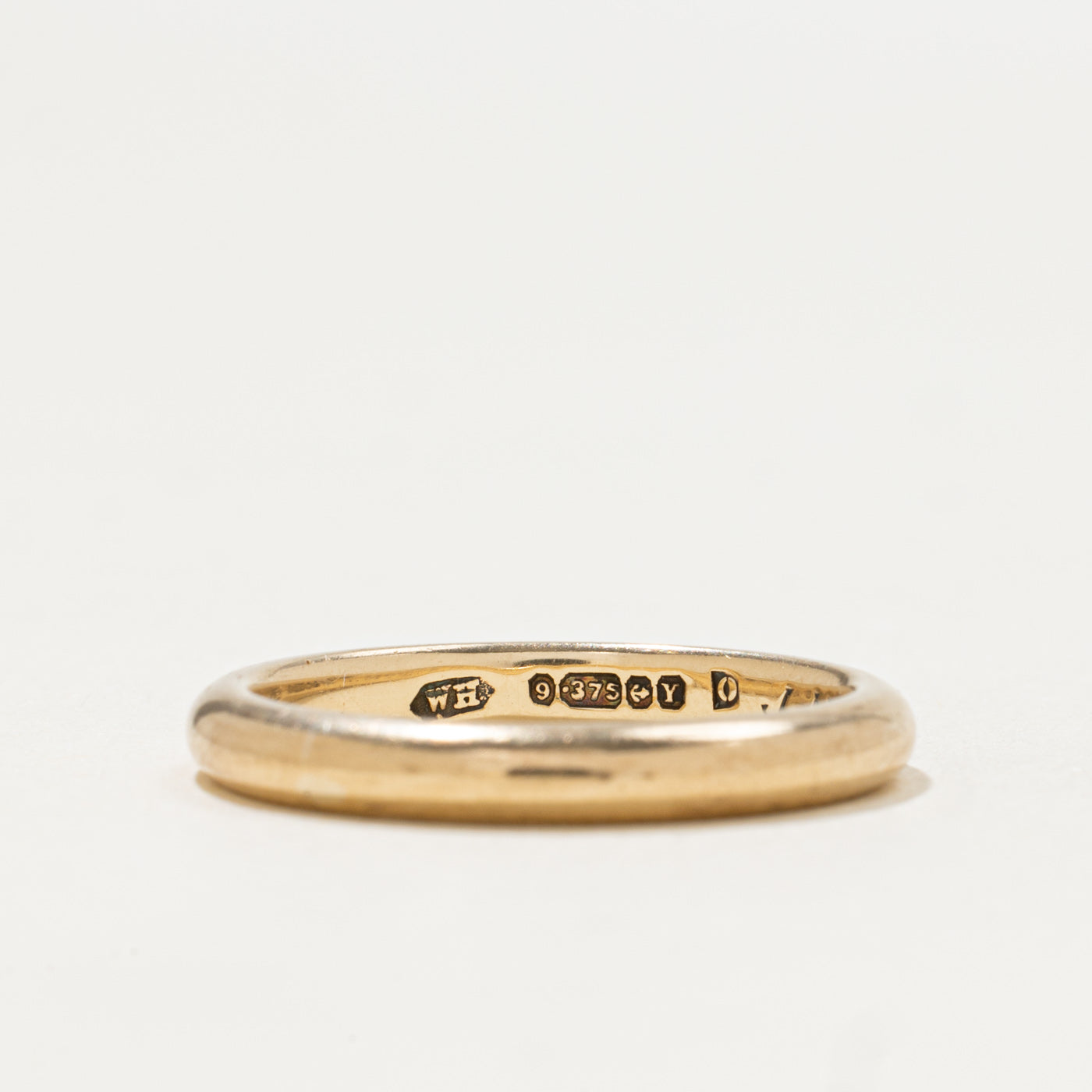 1941 Birmingham 9k Yellow Gold Wedding Band | 2.7mm | SZ 6.5