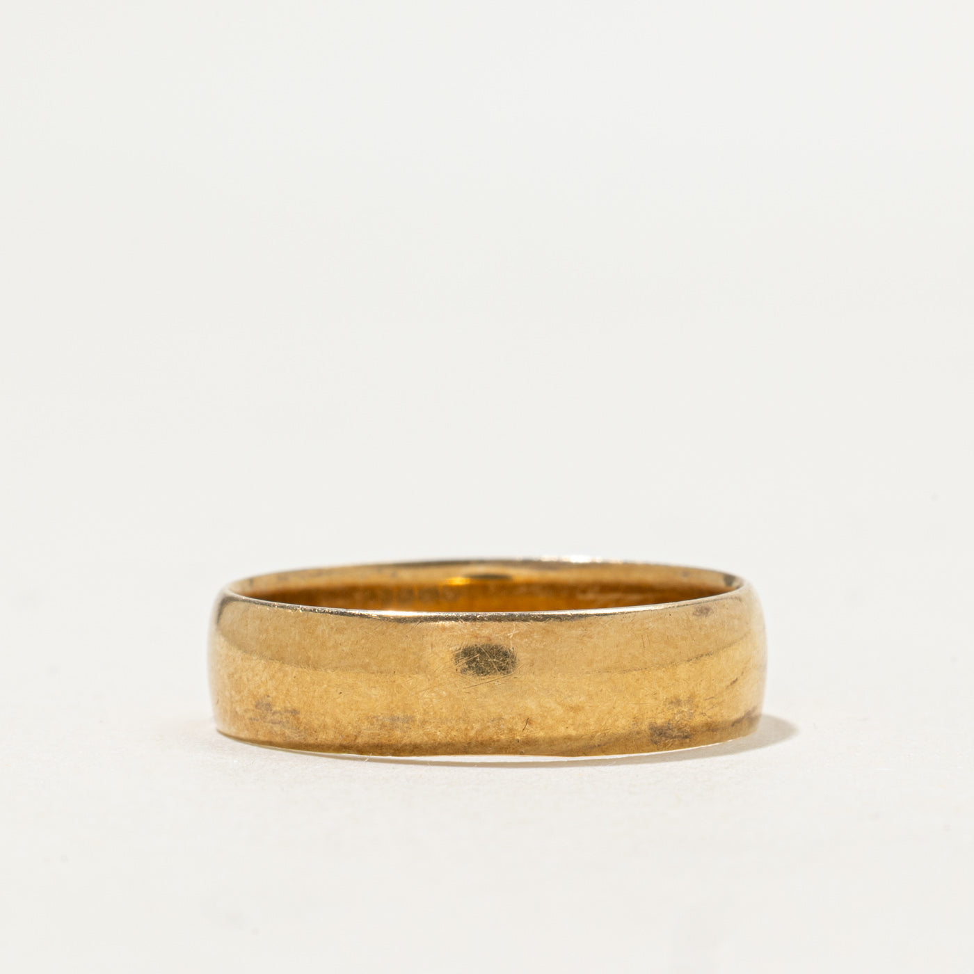 Bague ancienne Birmingham en or jaune 18 carats de 1917 | 5,25 mm | Taille 8,75