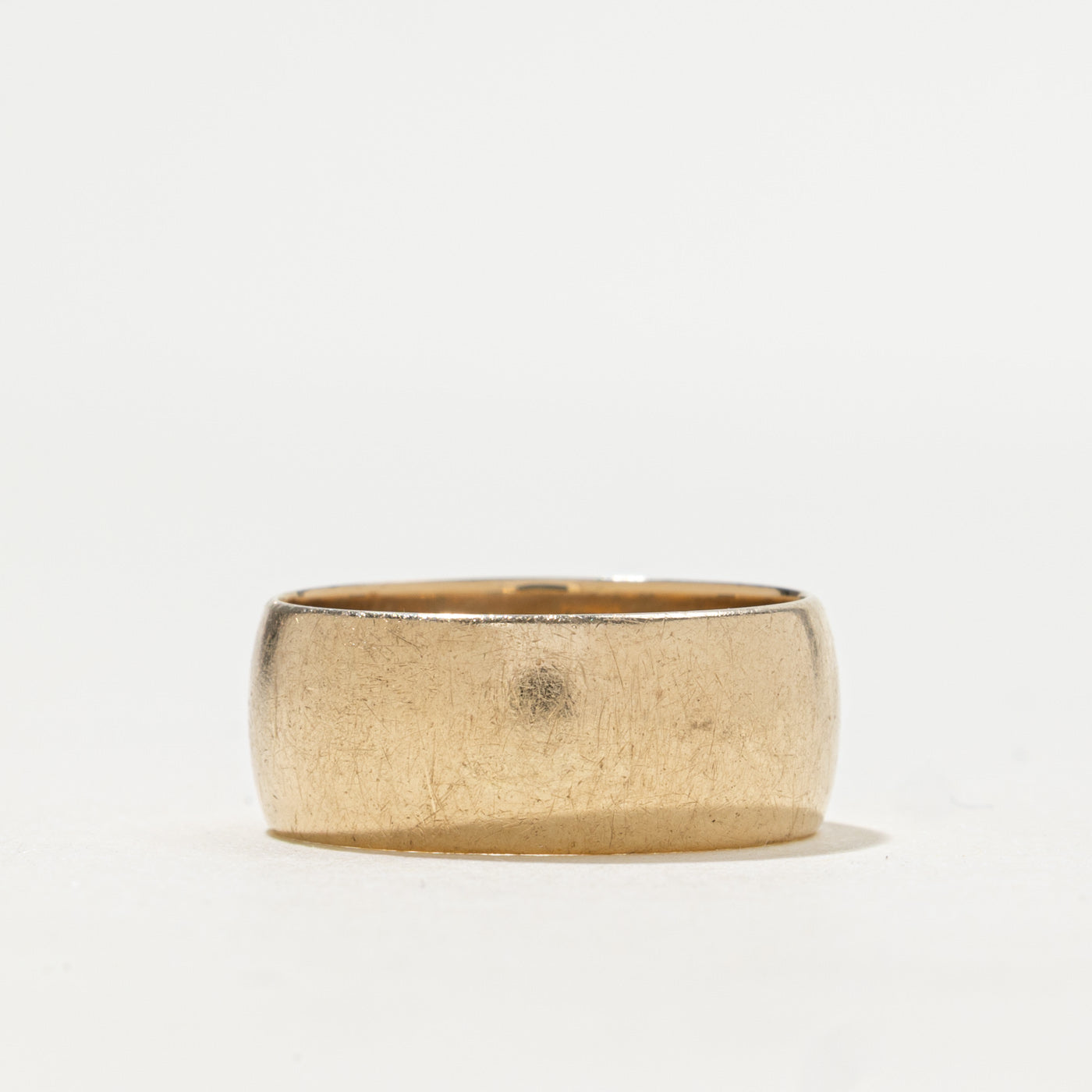 Bague en or jaune 9 carats 1924 London | 7,75 mm | Taille 6,75