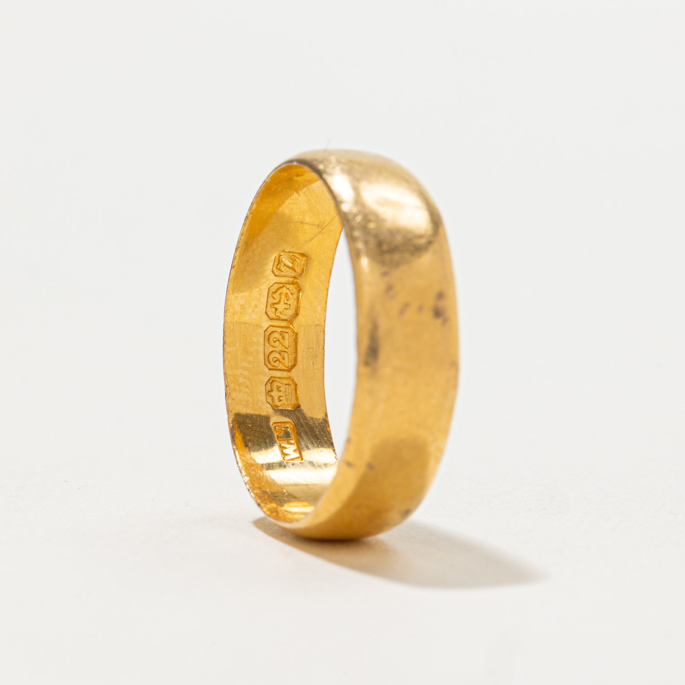 1899 Birmingham 22k Yellow Gold Band | SZ 6.75