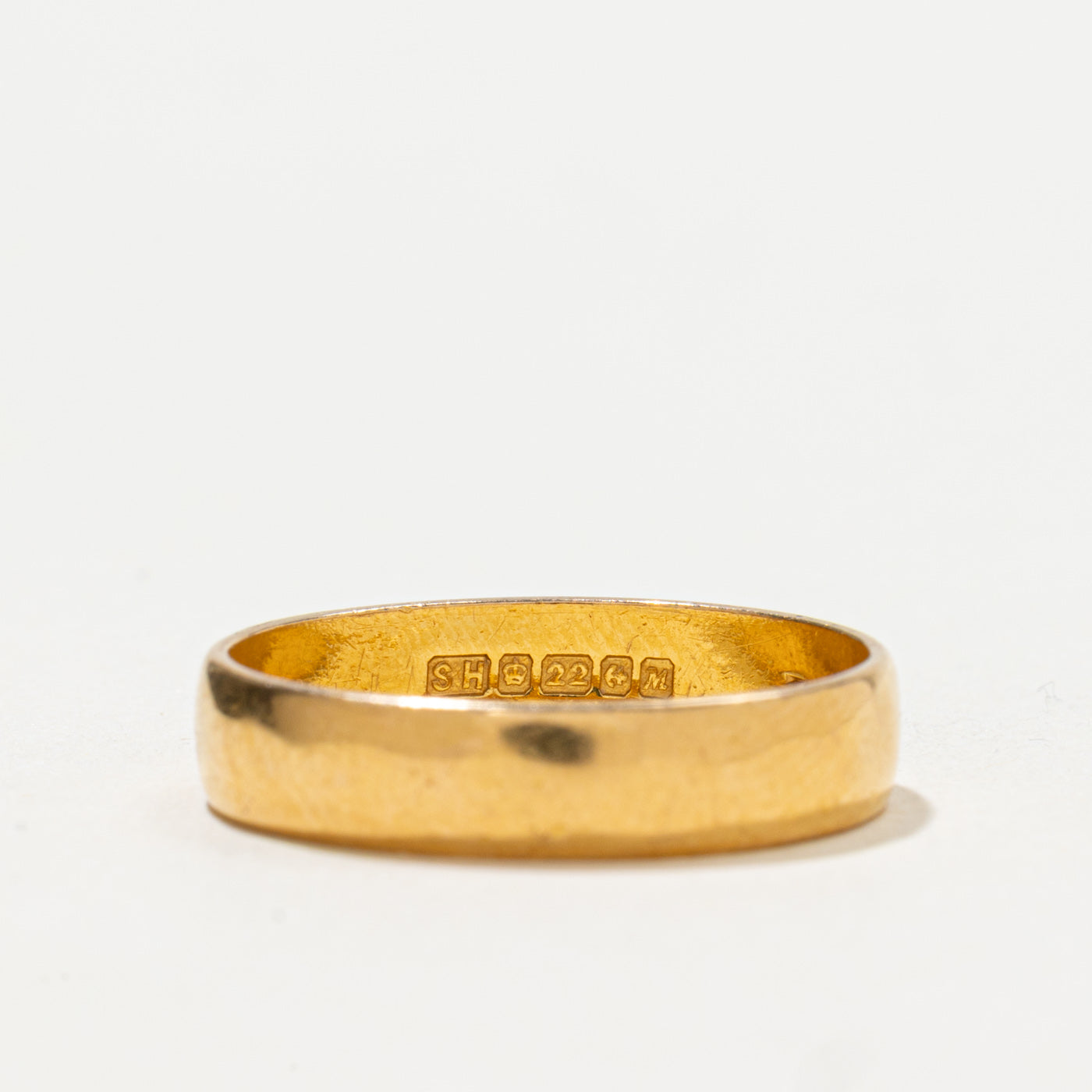1961 Birmingham 22k Yellow Gold Band | 4mm | SZ 6.75