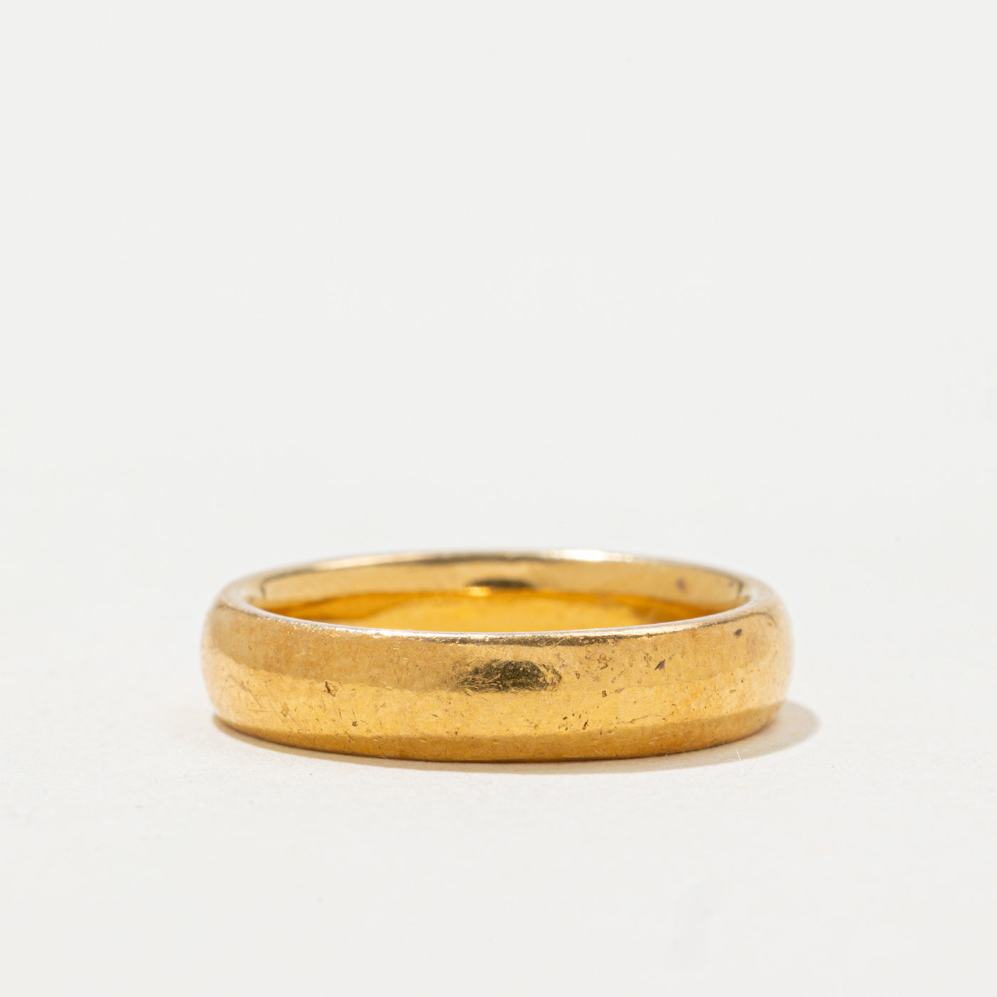 1925 Birmingham 22k Yellow Gold Band | 4mm | SZ 4.75