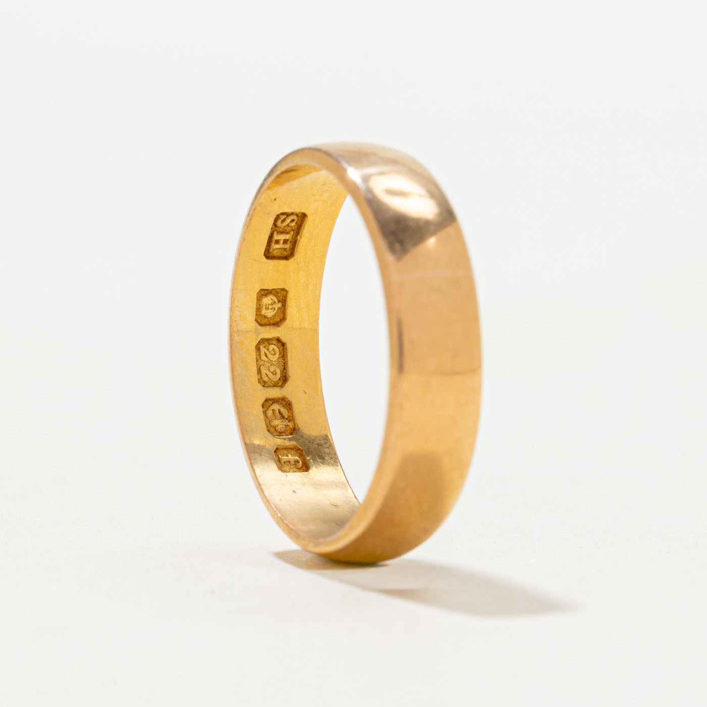1905 Birmingham 22k Yellow Gold Band | 4.5mm | SZ 5.5