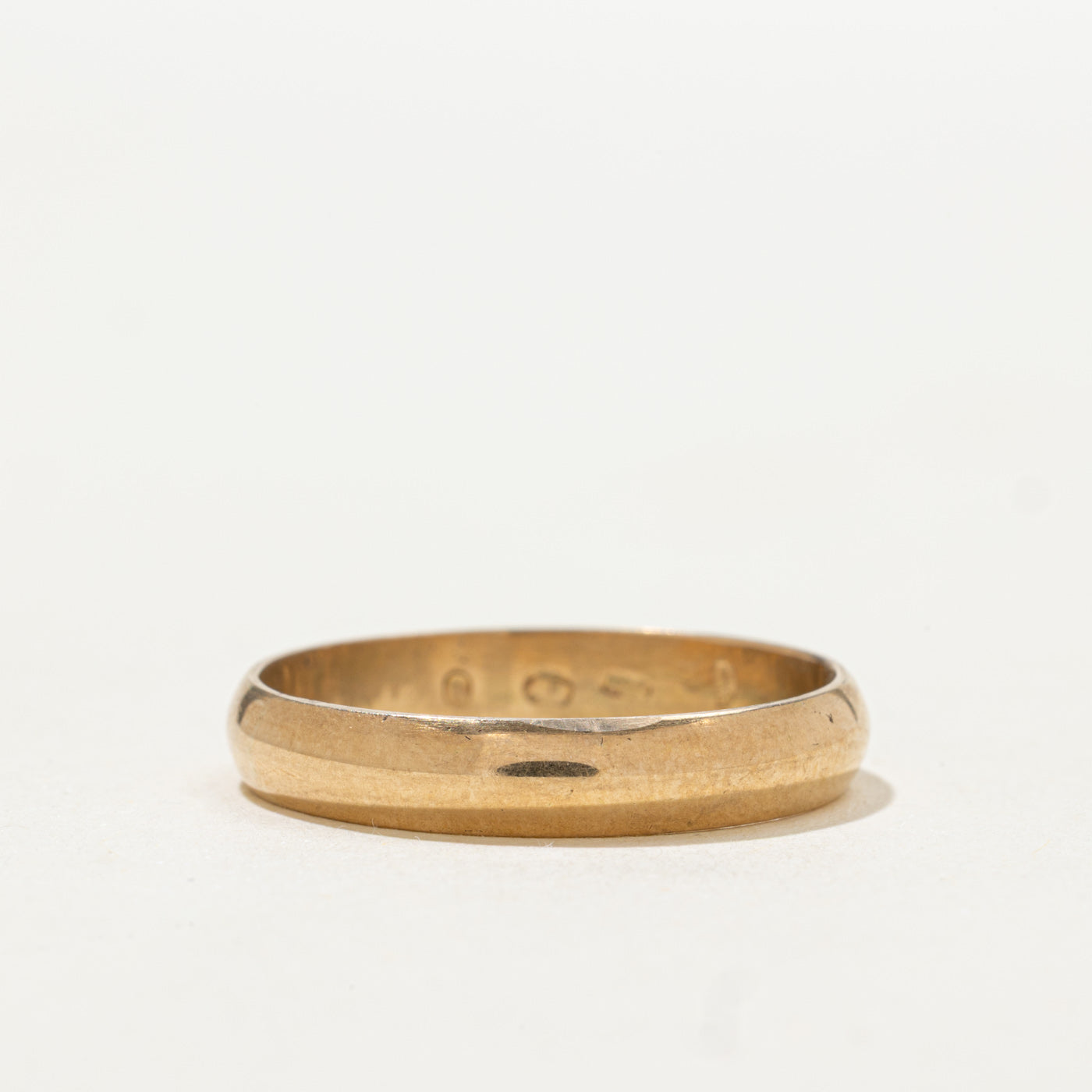 Alliance austro-hongroise ancienne en or jaune 14 carats | 3,75 mm | Taille 9,5