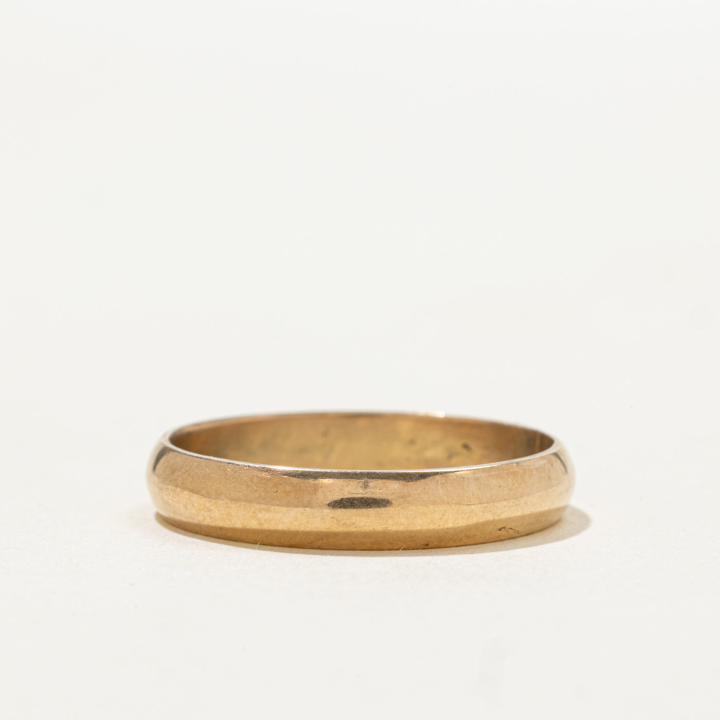 Alliance austro-hongroise ancienne en or jaune 14 carats | 3,75 mm | Taille 9,5