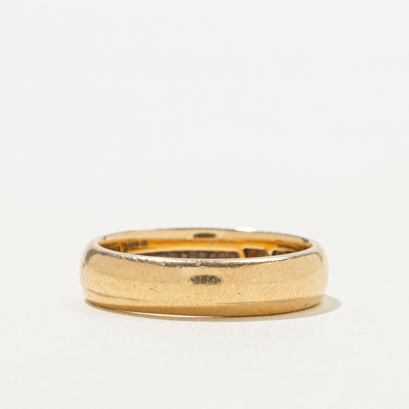 18k Yellow Gold Plain Band | 4mm | SZ 4