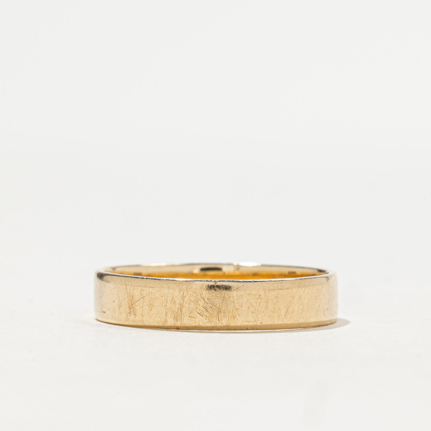 1990 London 9k Yellow Gold Plain Band | 4mm | SZ 9
