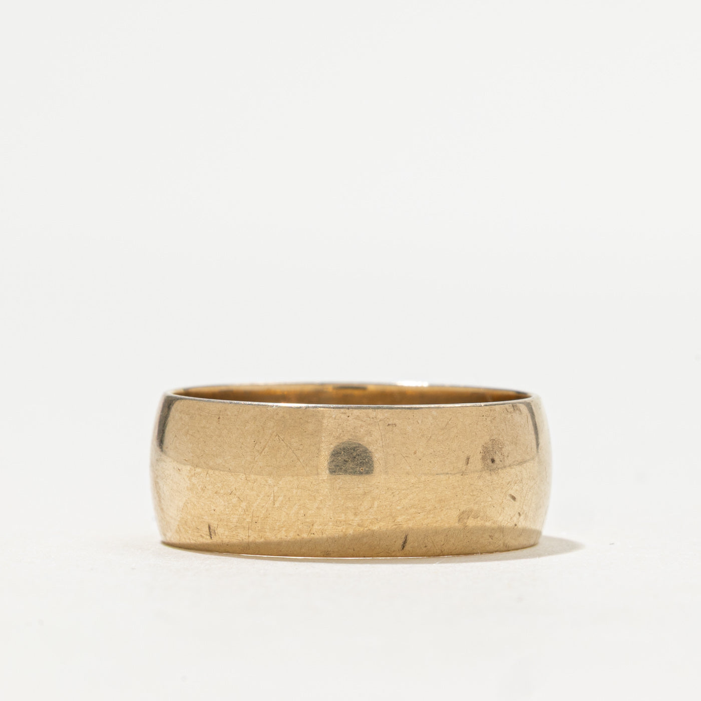 1983 London 9k Yellow Gold Band | 7.5mm | SZ 8