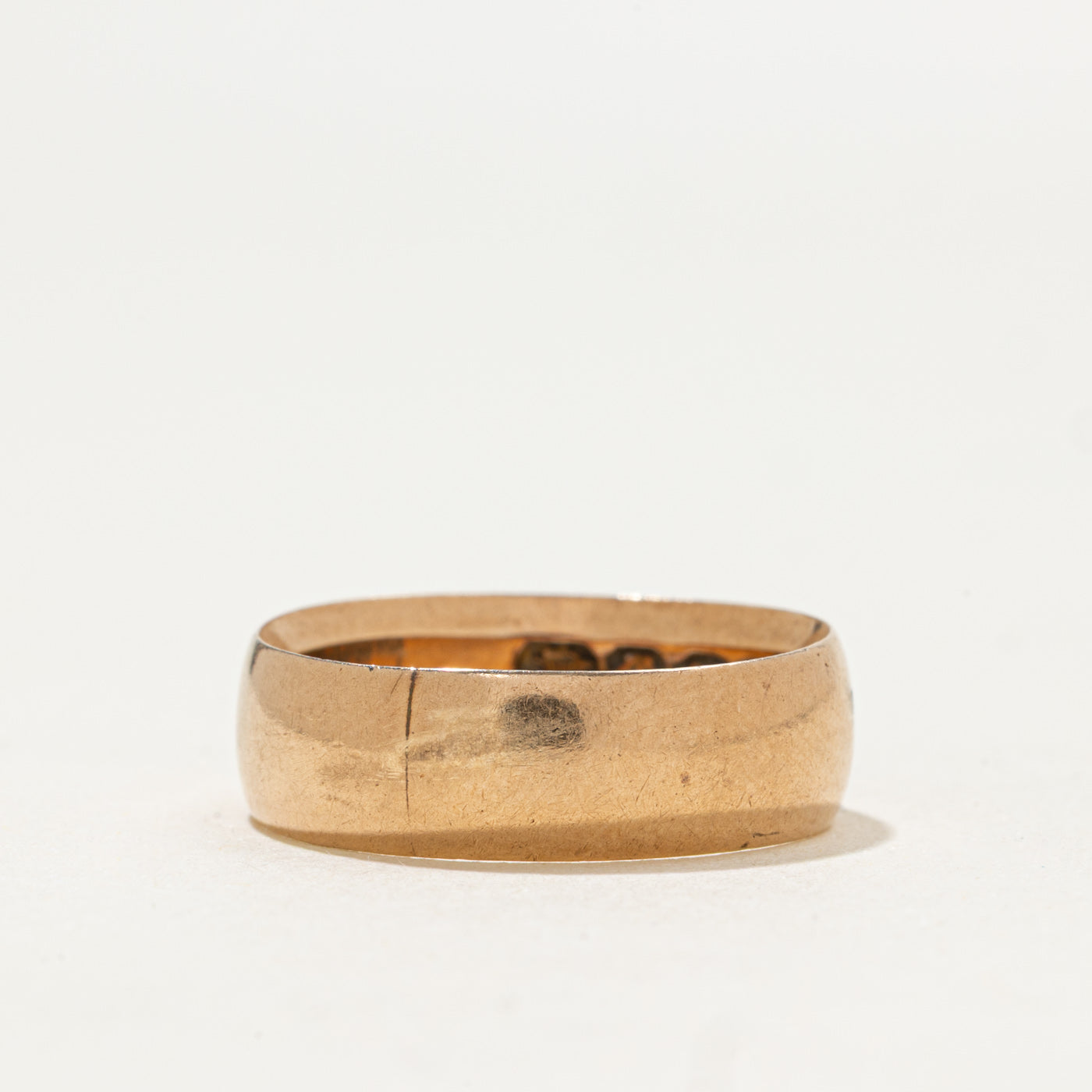 Vintage Canadian Pseudo Hallmarked 10k Yellow Gold Band | SZ 6