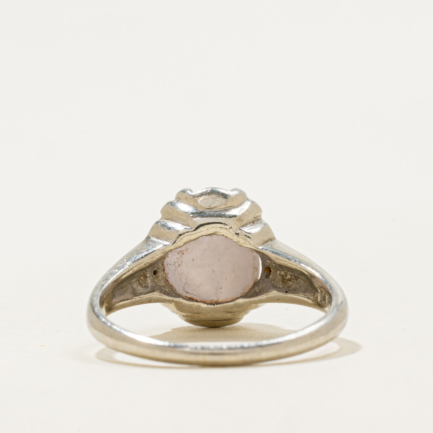 14k Lavender Star Sapphire & Diamond Ring | 6.6ct, 0.06ctw | SZ 5.75