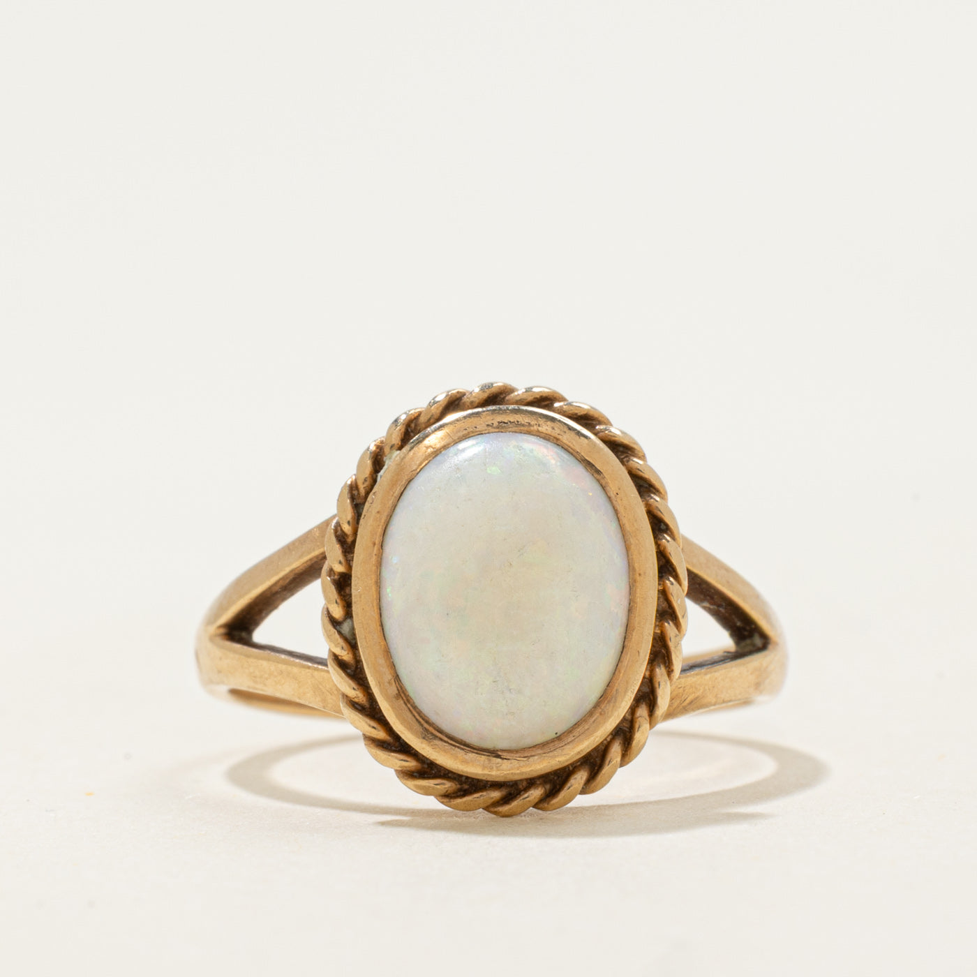 'Birks' 10k Opal Cabochon Ring | 1.27ct | SZ 6