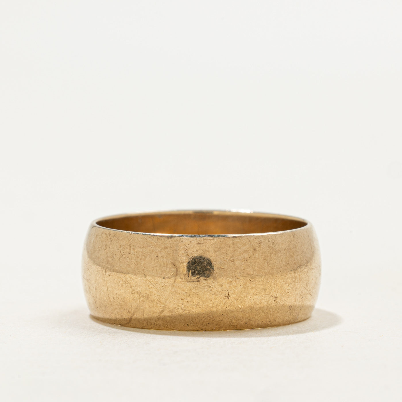 Bague de cigare Birmingham 1970 en or jaune 9 carats | 8,95 mm | Taille 10,25