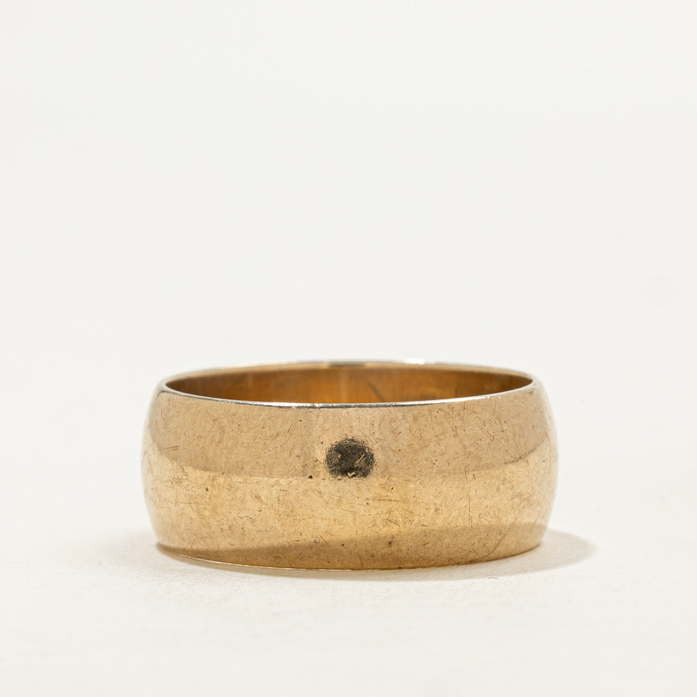 Bague de cigare Birmingham 1970 en or jaune 9 carats | 8,95 mm | Taille 10,25
