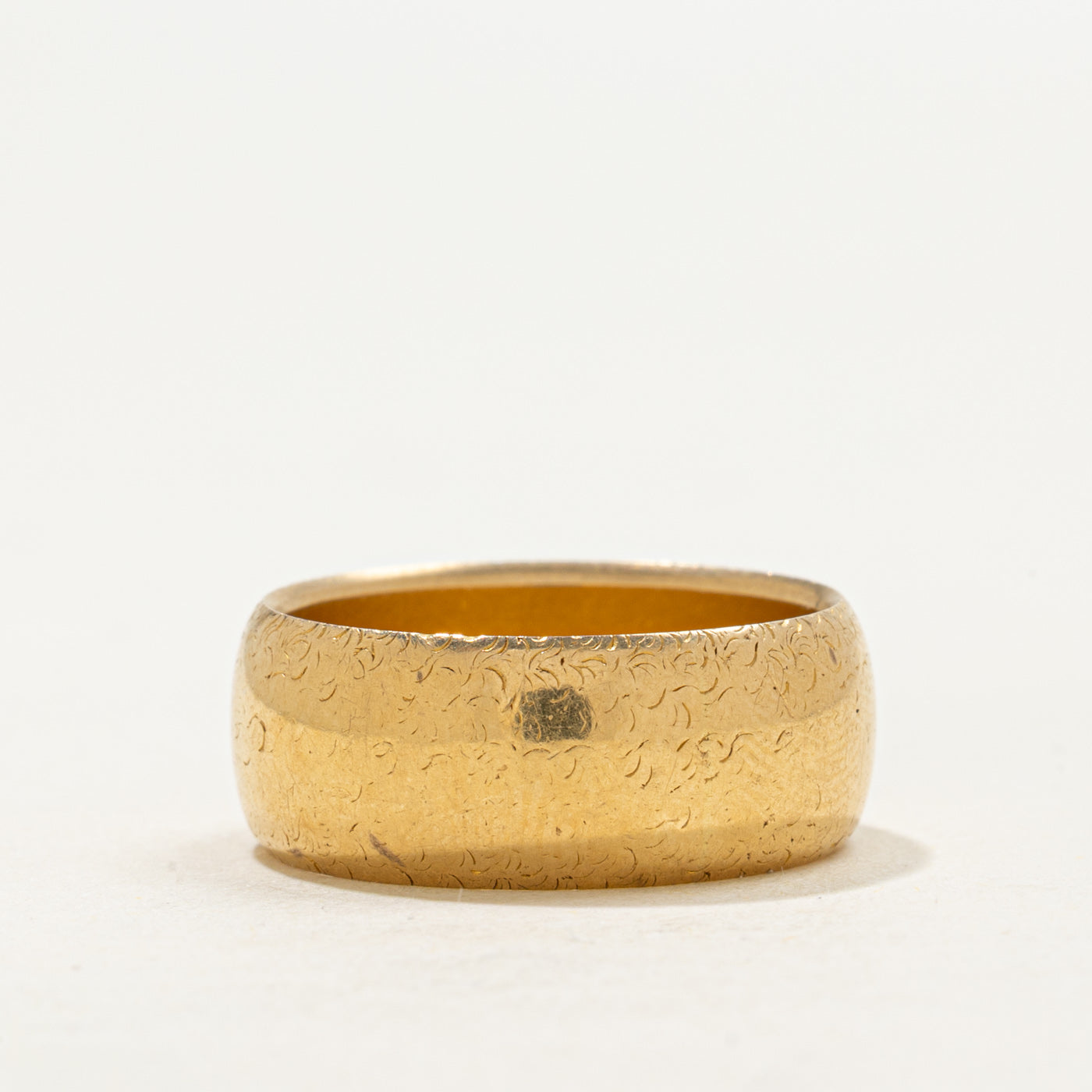 Bague Birmingham 1903 en or jaune 18 carats | 7,72 mm | Taille 6