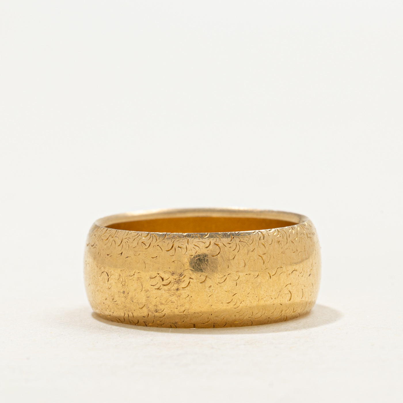 Bague Birmingham 1903 en or jaune 18 carats | 7,72 mm | Taille 6