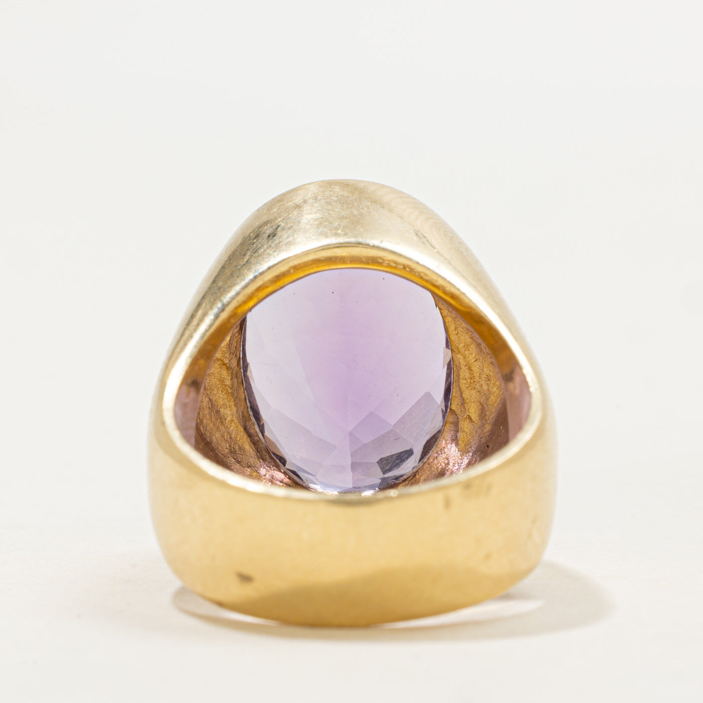 ‘Cavelti/Birks' Oval Cut Amethyst Cocktail Ring | 9.2ct | SZ 7.5