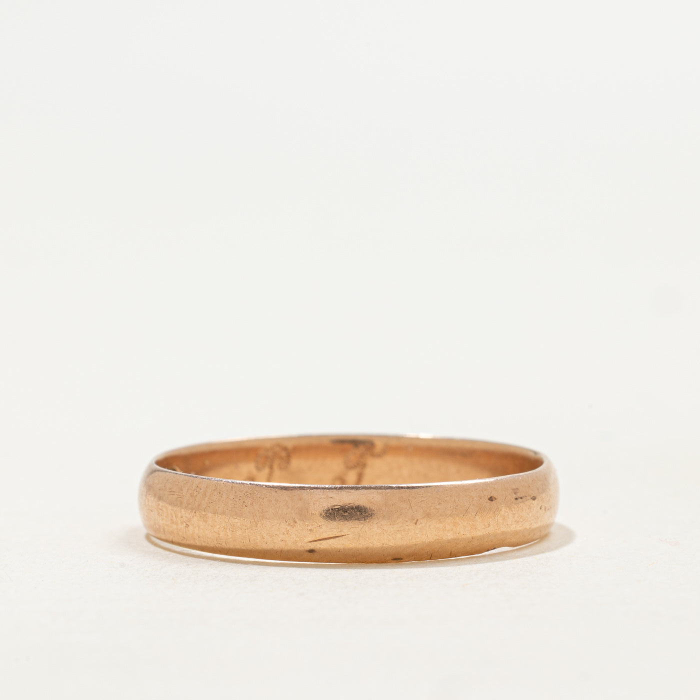 Antique St. Petersburg 14k Rose Gold Band | 4.08mm | SZ 12