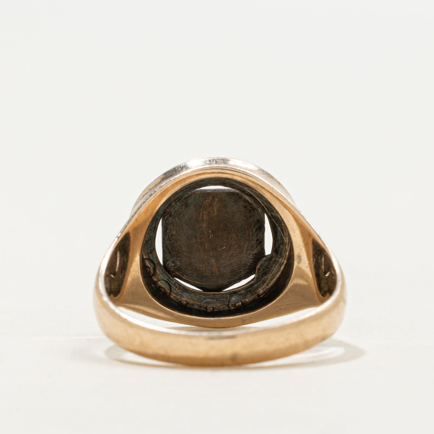 Bague chevalière Birks' McGill University Multi Gemstone Crescent | 0,08 ct | Taille 6