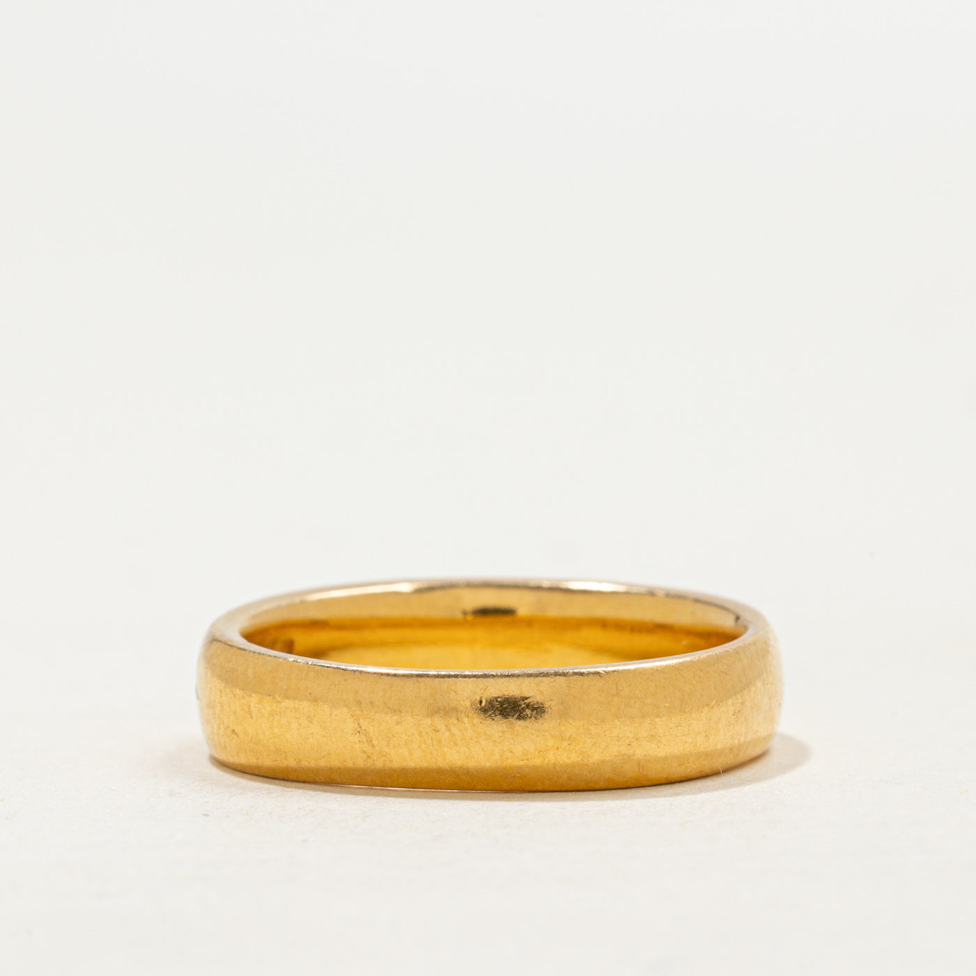 Bague 1882 London en or jaune 22 carats | 5,13 mm | Taille 8,25