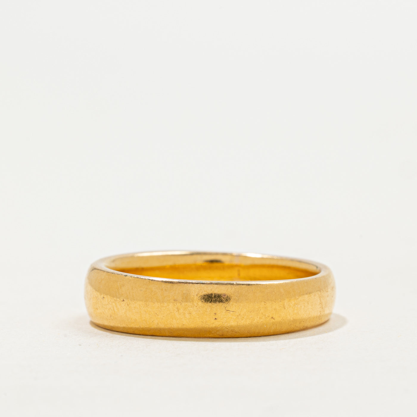 Bague 1882 London en or jaune 22 carats | 5,13 mm | Taille 8,25