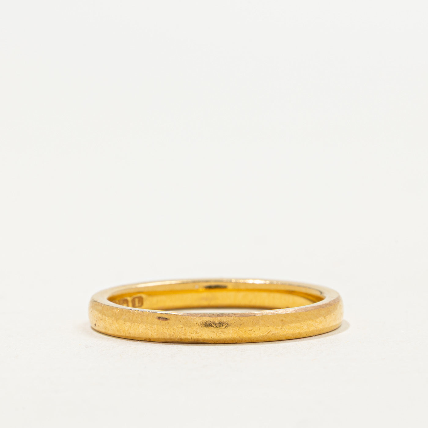 Bague Birmingham 1935 en or jaune 22 carats | 2,54 mm | Taille 8
