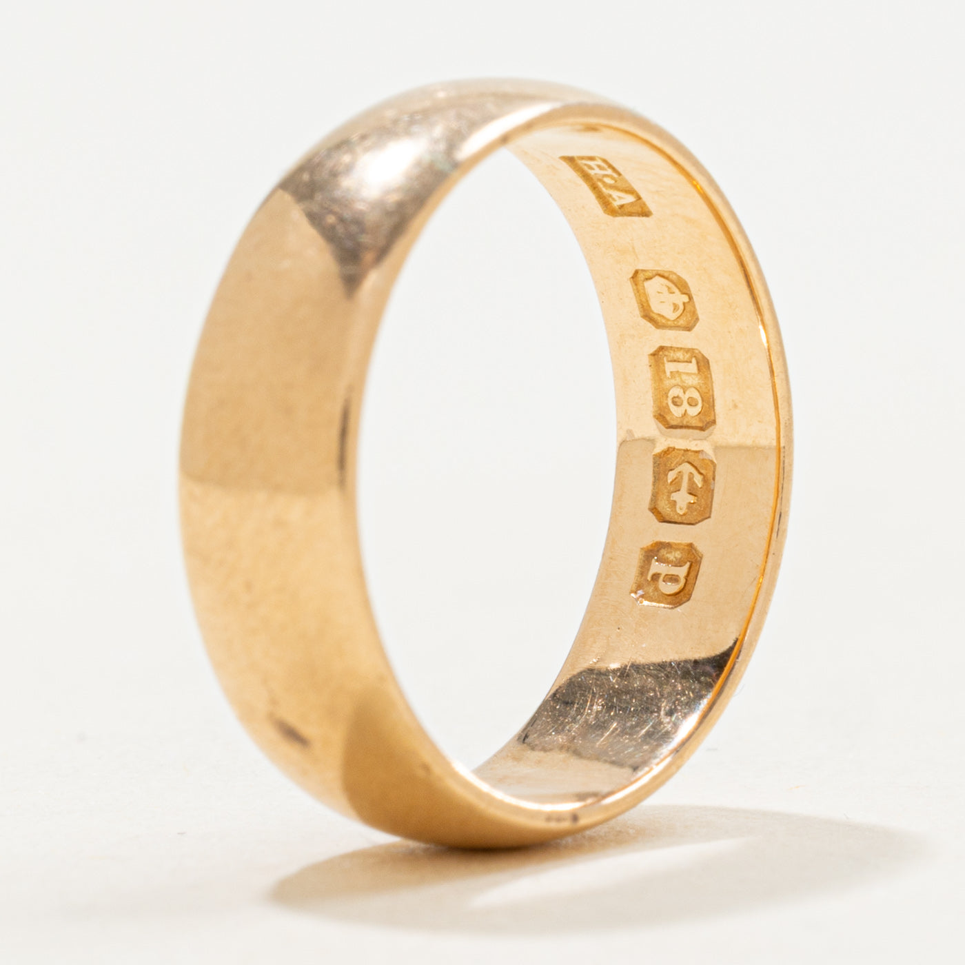 Bague Birmingham 1914 en or rose 18 carats | 5,43 mm | Taille 5,5