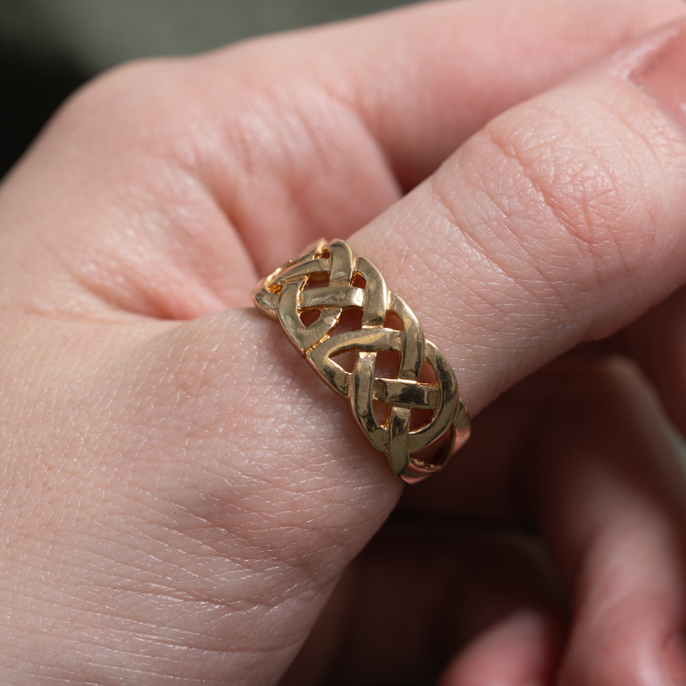 Birmingham 9k Celtic Knot Ring | SZ 8.75