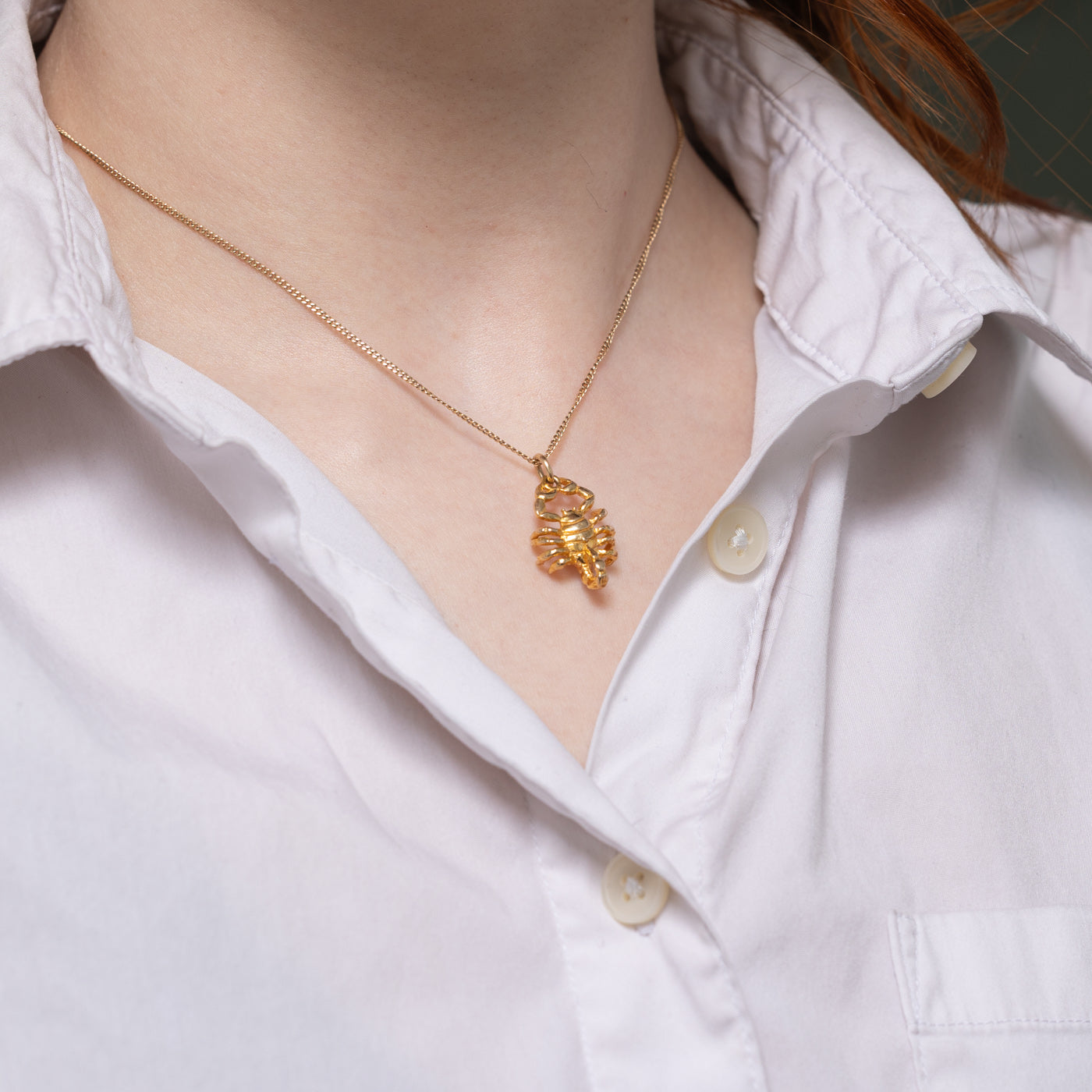 1970 Birmingham 9k Yellow Gold Scorpion Charm