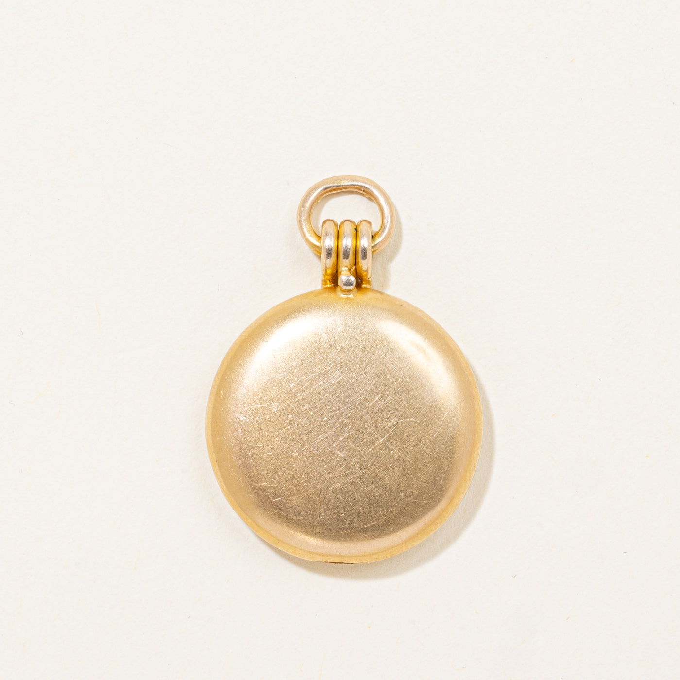 14k Yellow Gold Engraved Locket