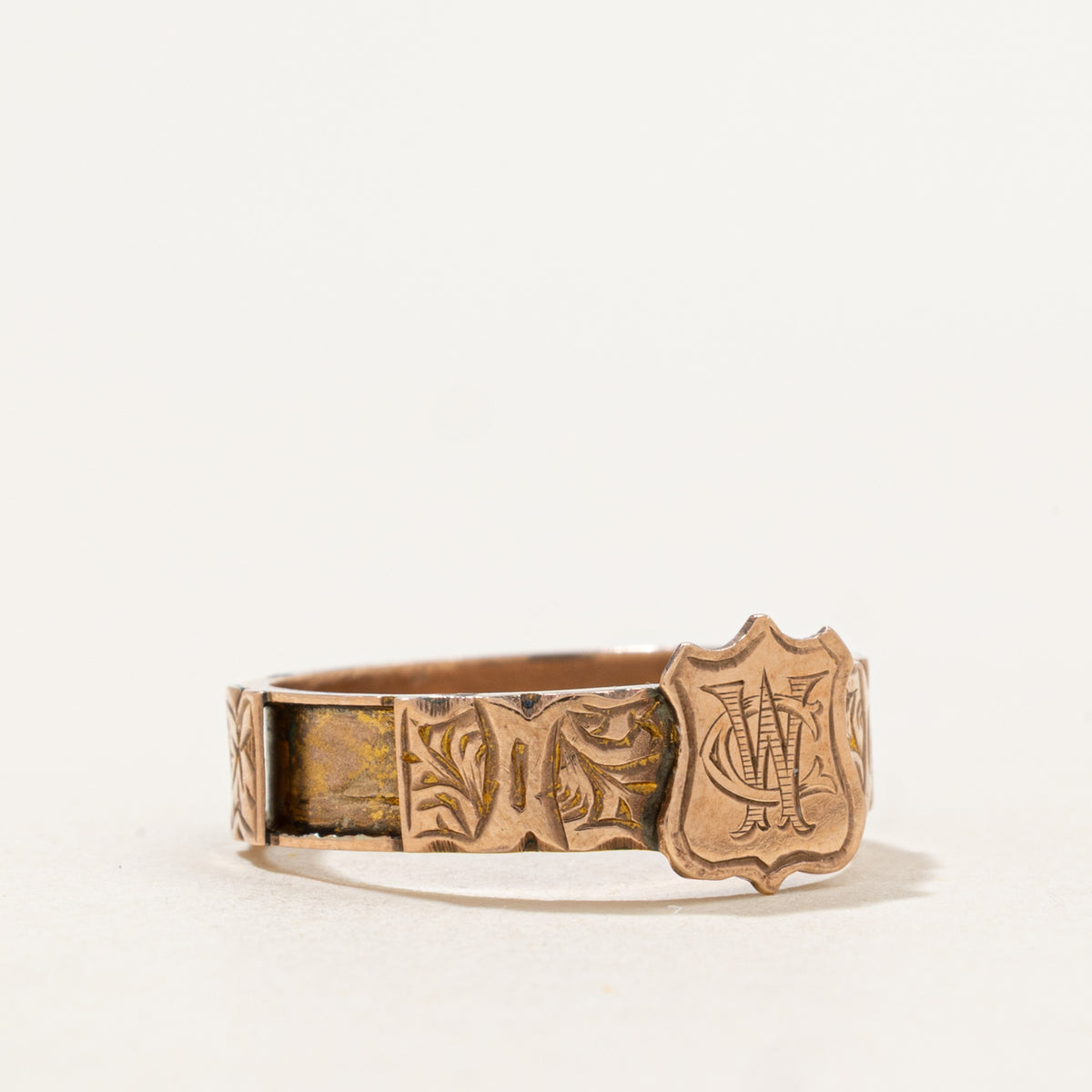 1905 Chester Braided Hair “WC” Crest Band | SZ 6.25
