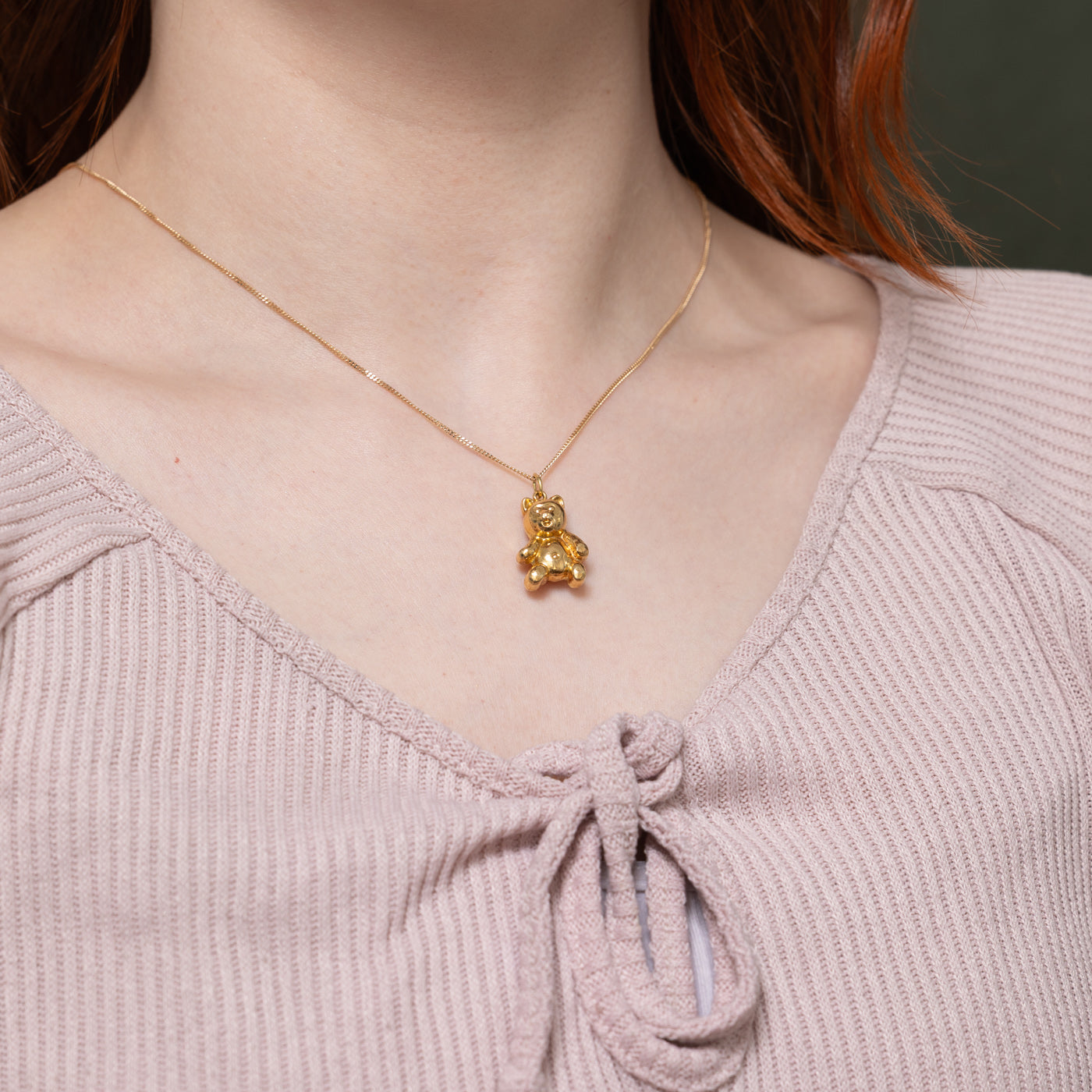 18k Teddybear Charm