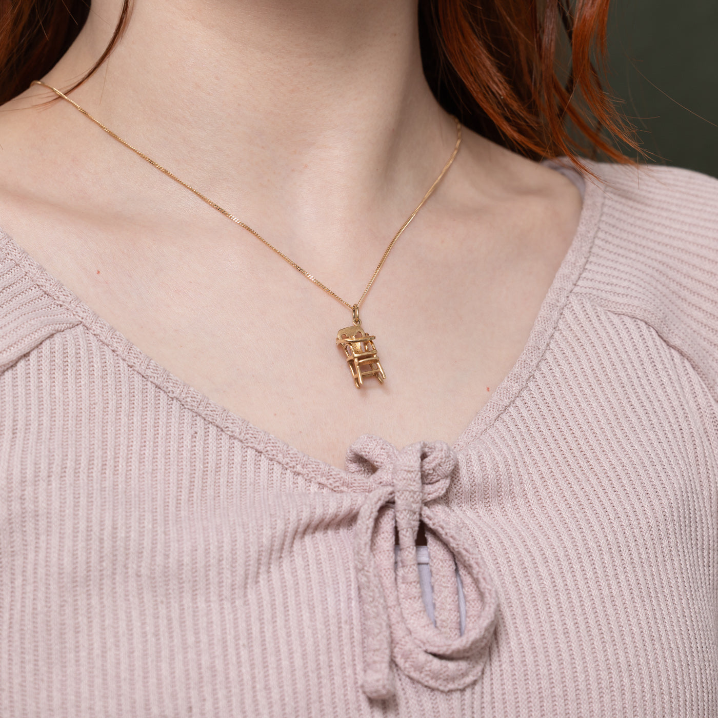 10k Baby Chair Charm