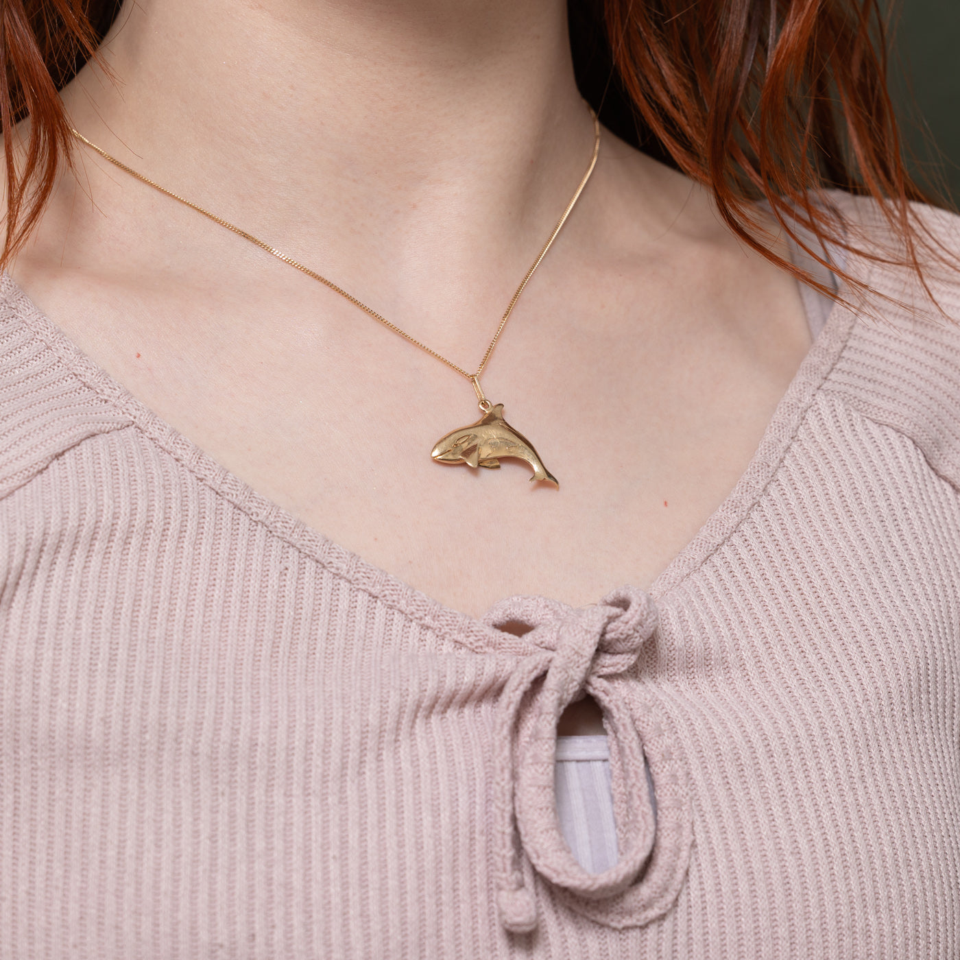 10k Dolphin Charm
