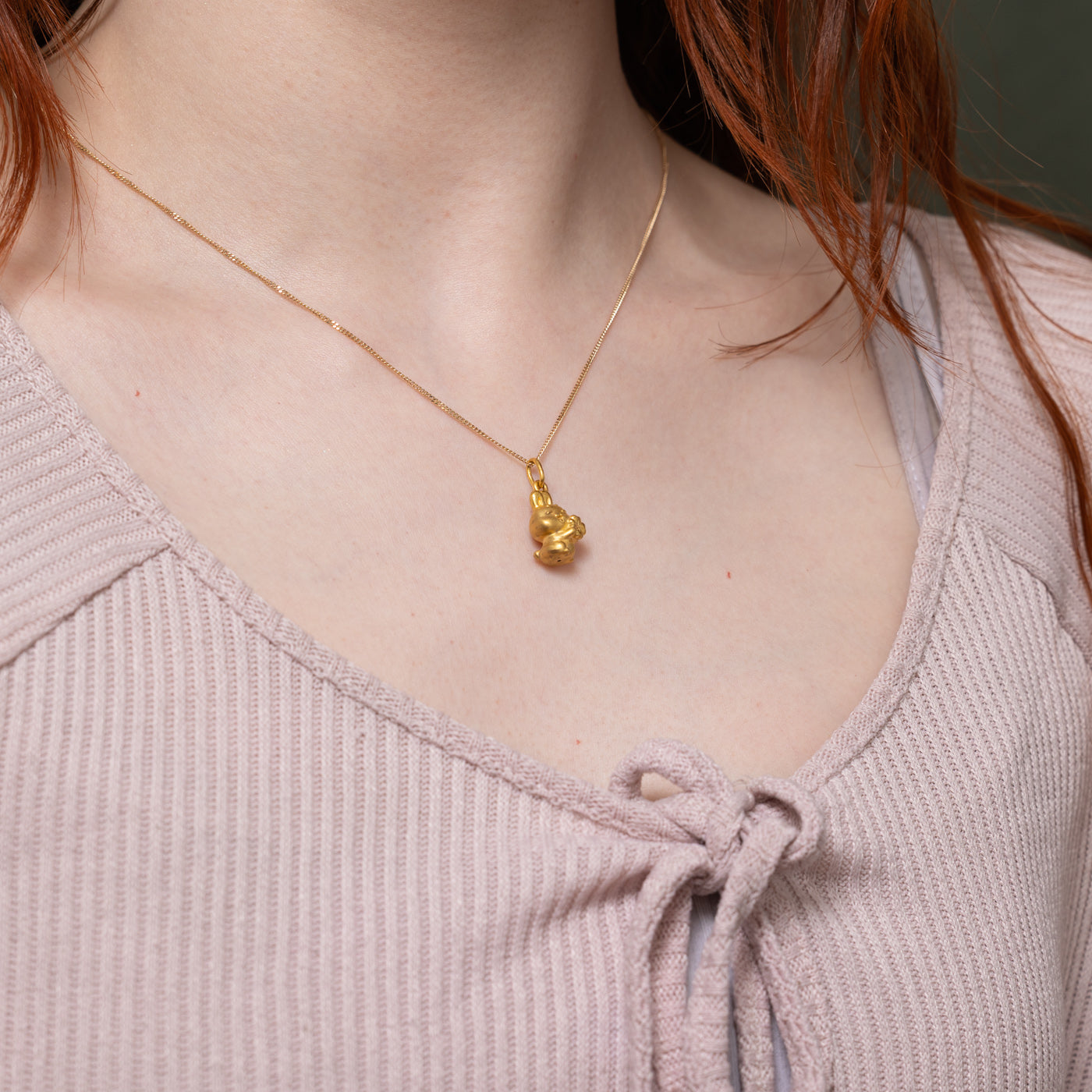 24k Lucky Bunny Charm