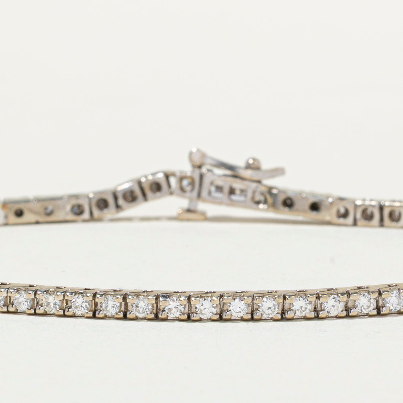 14k Diamond Tennis Bracelet | 1.95ctw | 7.5"
