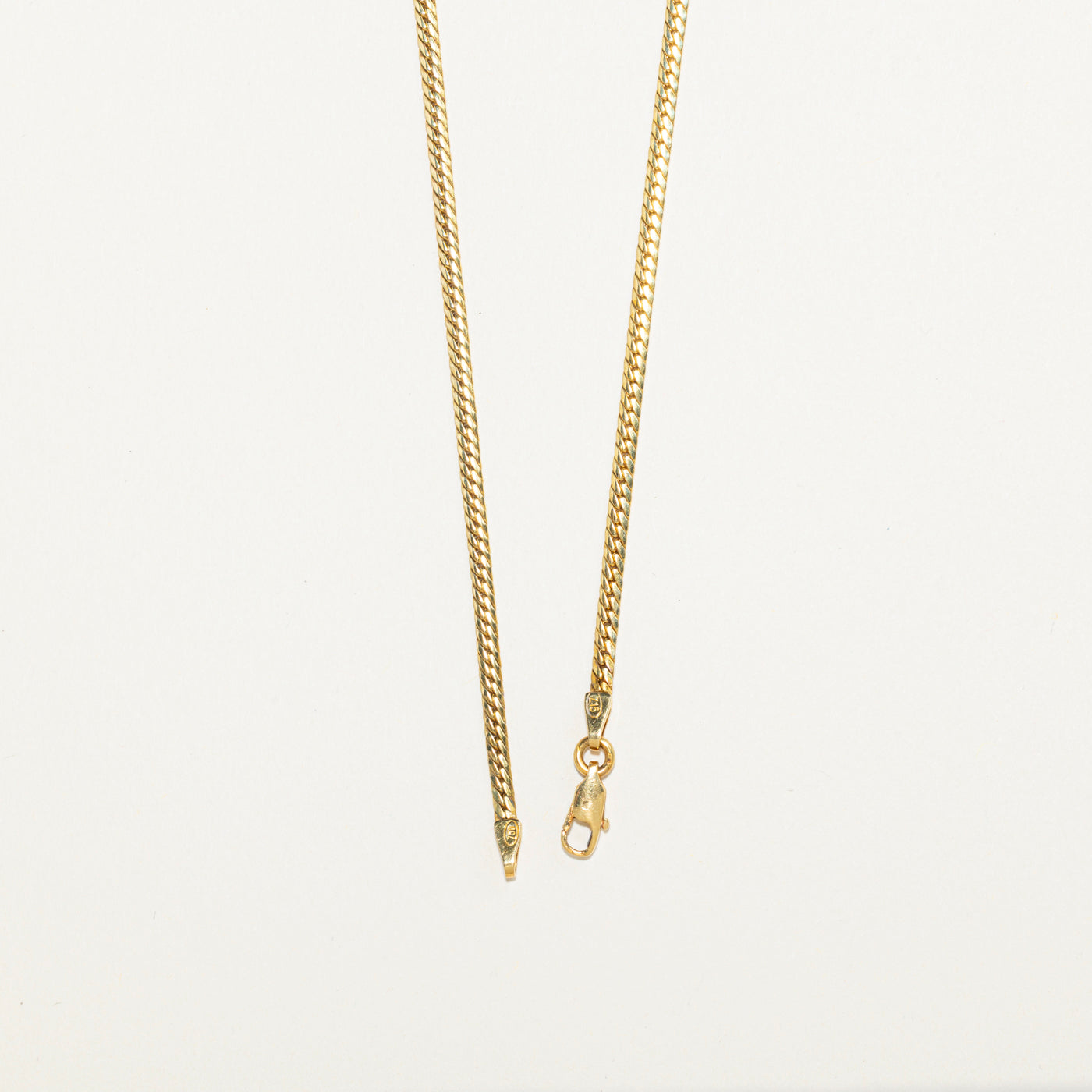 18k Diamond Accented Geometric Necklace | 0.23ctw | 18.5"