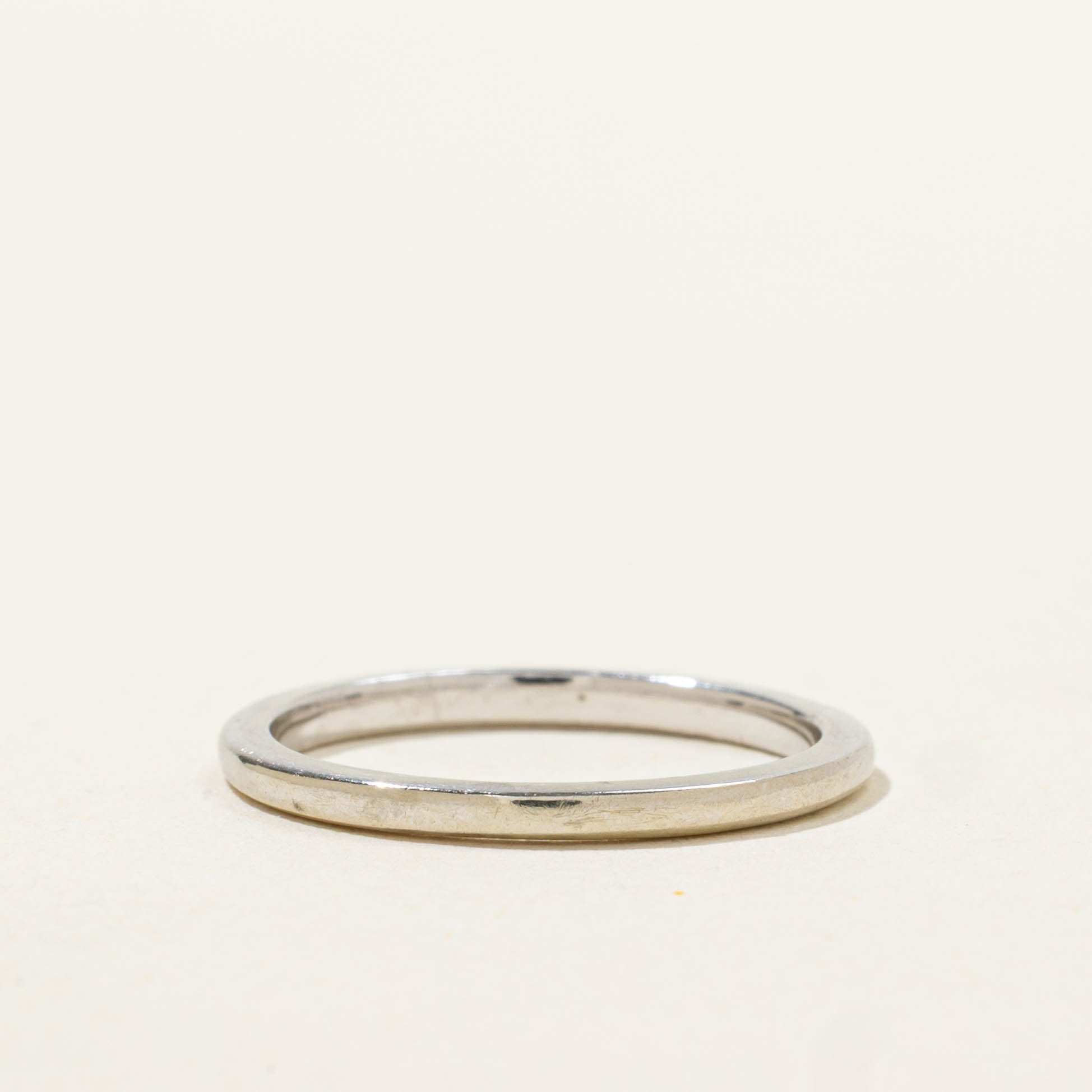 10k Semi Eternity Diamond Thin Band | SZ 4.25