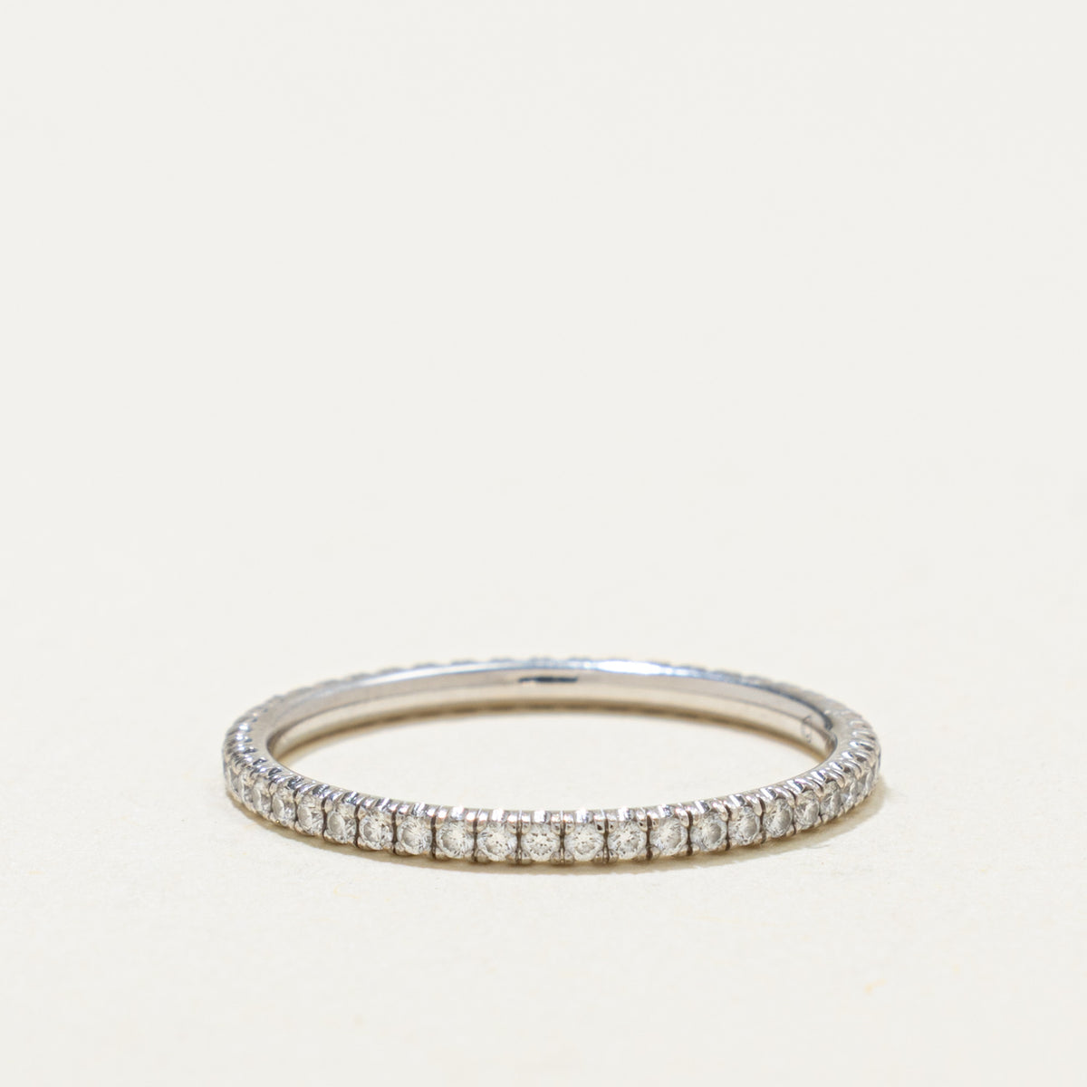 'Cartier' Etincelle de Cartier Wedding Band, 1.5 mm Width, Paved Band | 0.22ctw | SZ 5.75