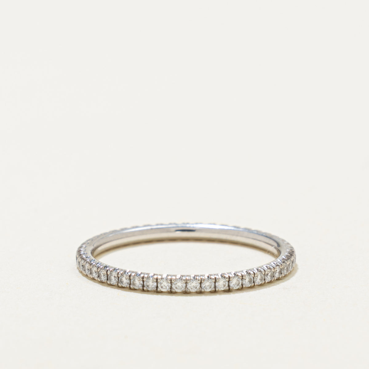'Cartier' Etincelle de Cartier Wedding Band, 1.5 mm Width, Paved Band | 0.22ctw | SZ 5.75
