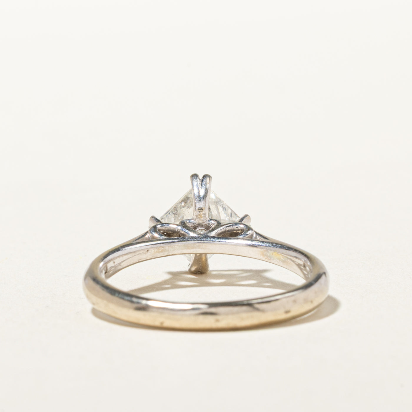 14k Compass Set Princess Cut Diamond Ring | 1.02ct I3 G-H | SZ 6.25