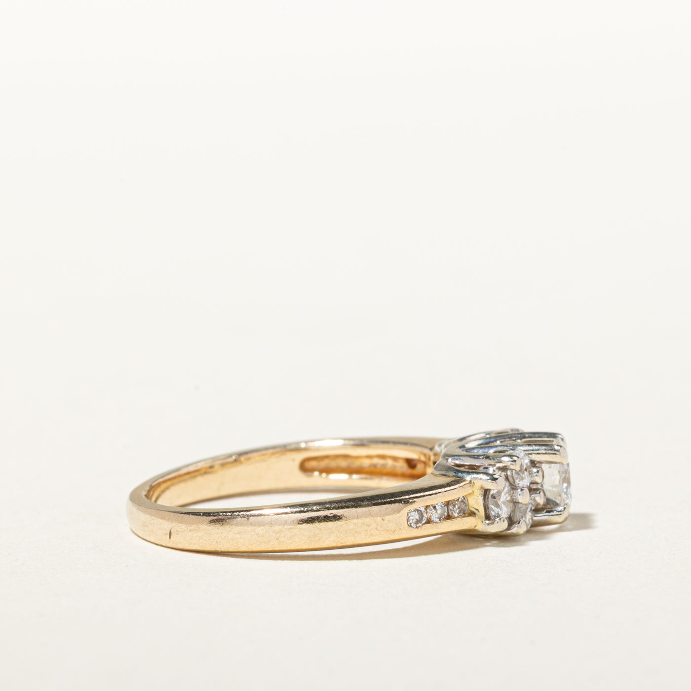 14k Diamond Cluster Accented Ring | 0.73ctw | SZ 5.75