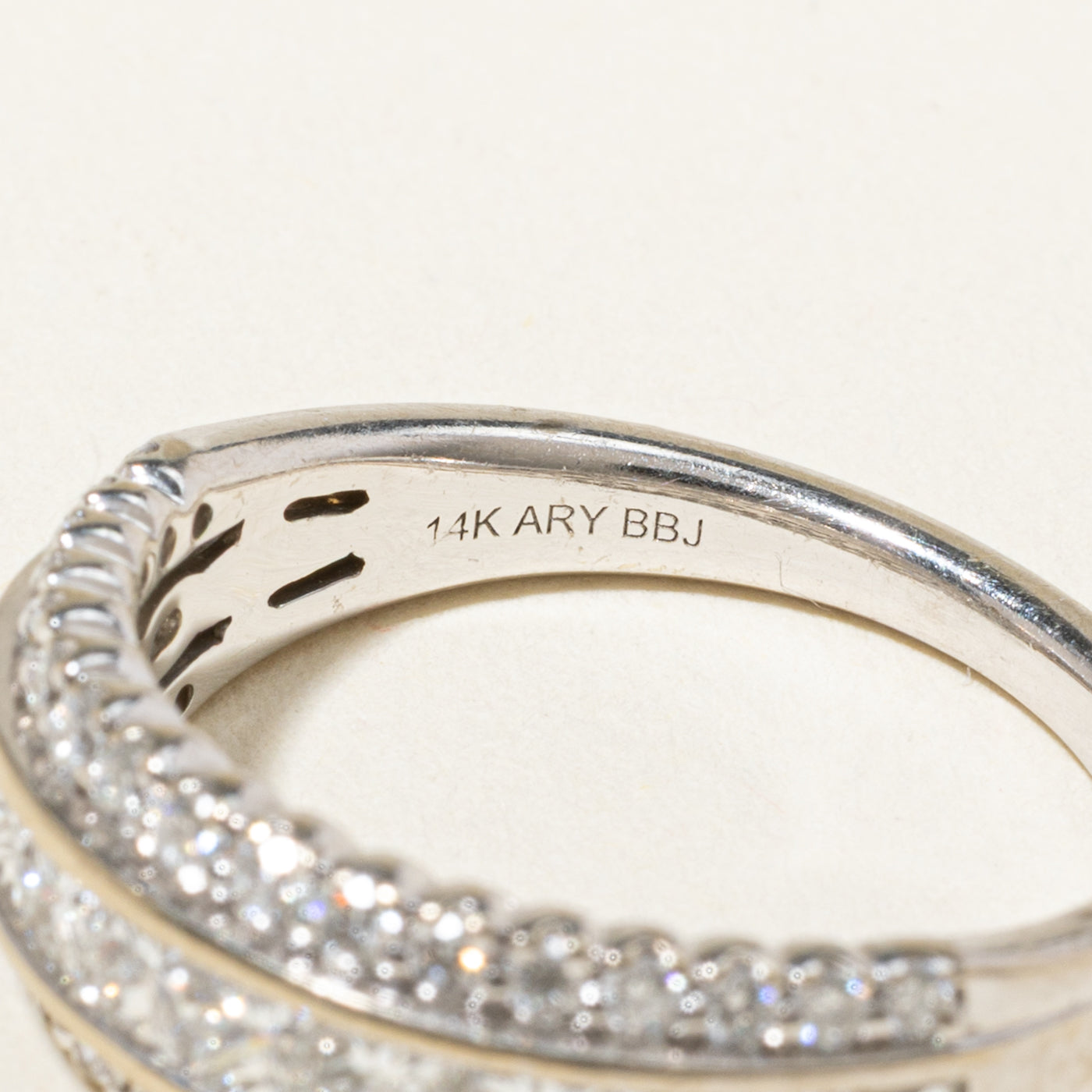 14k Multi Row Mixed Cut Diamond Band | 1.04ctw | 2.00mm | SZ 7