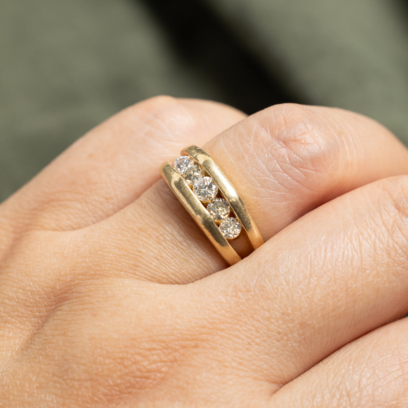 14k Five Stone Diamond Ring | 0.71ctw | SZ 7.25