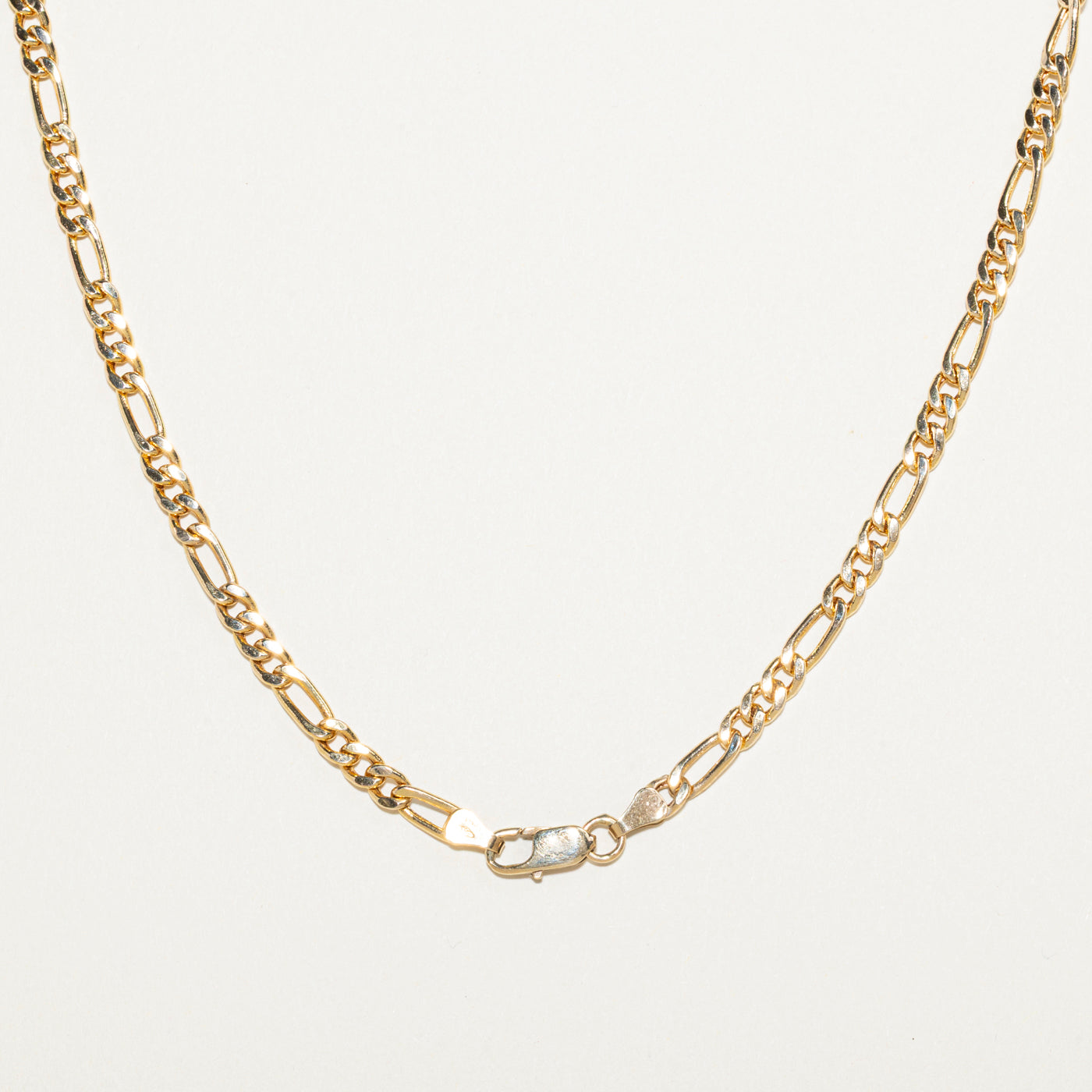14k Pavé Set Diamond Grooved Bar Necklace | 0.28ctw | 16.5"